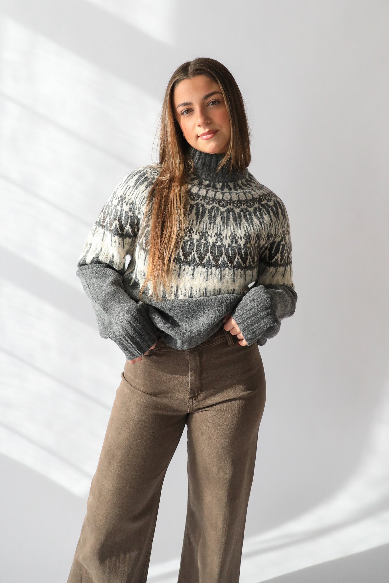HALLIE FAIRISLE SWEATER