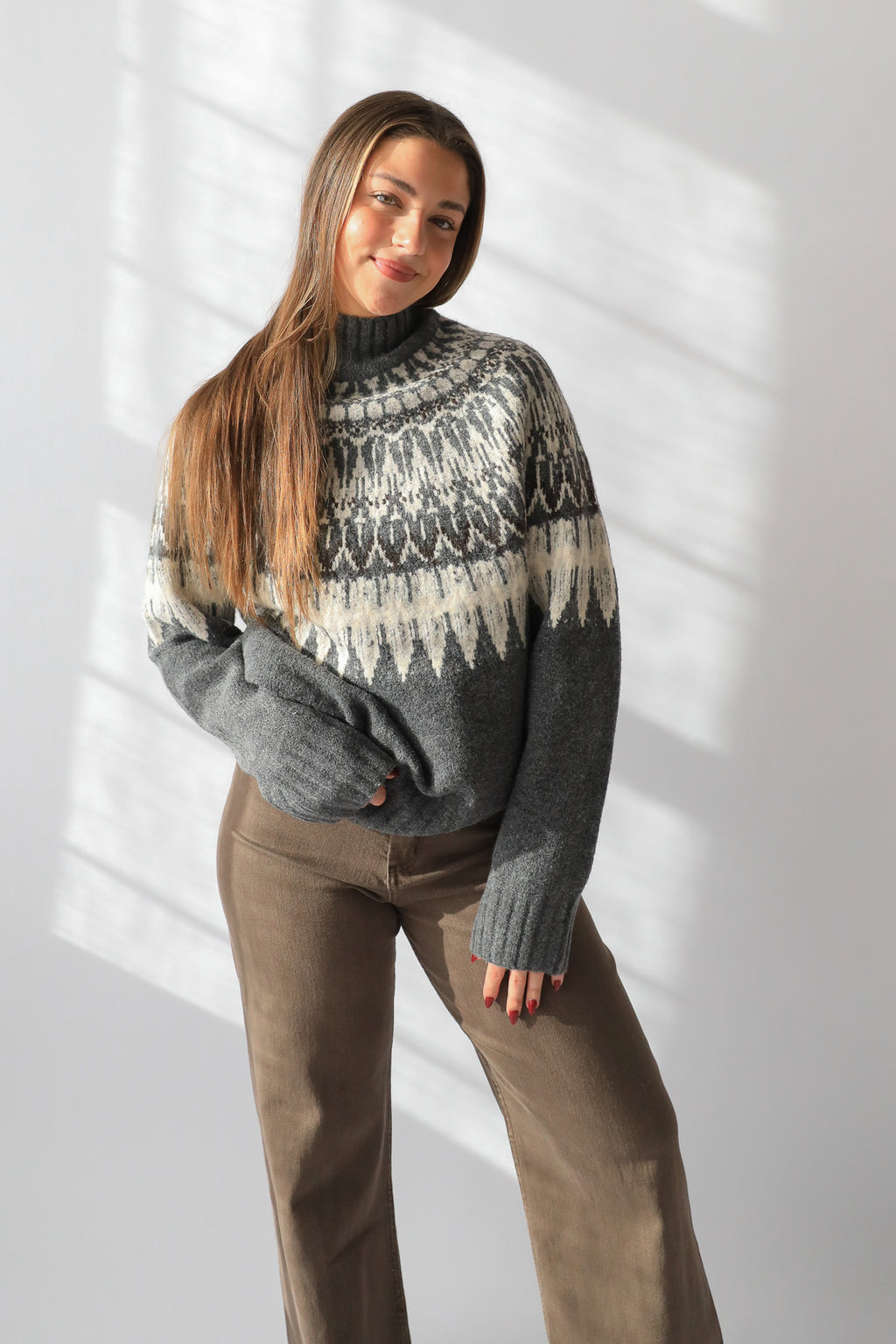 HALLIE FAIRISLE SWEATER