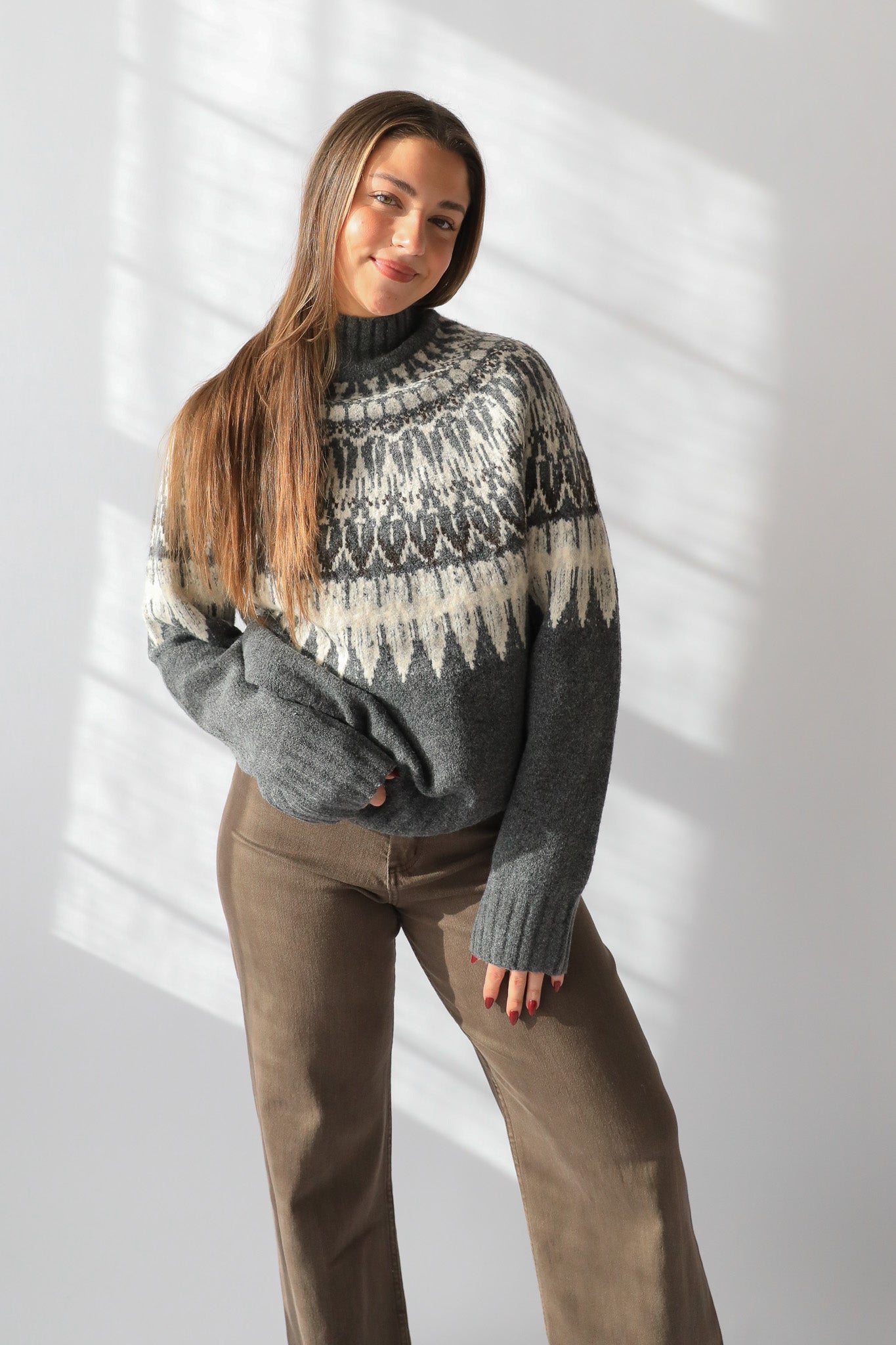 HALLIE FAIRISLE SWEATER