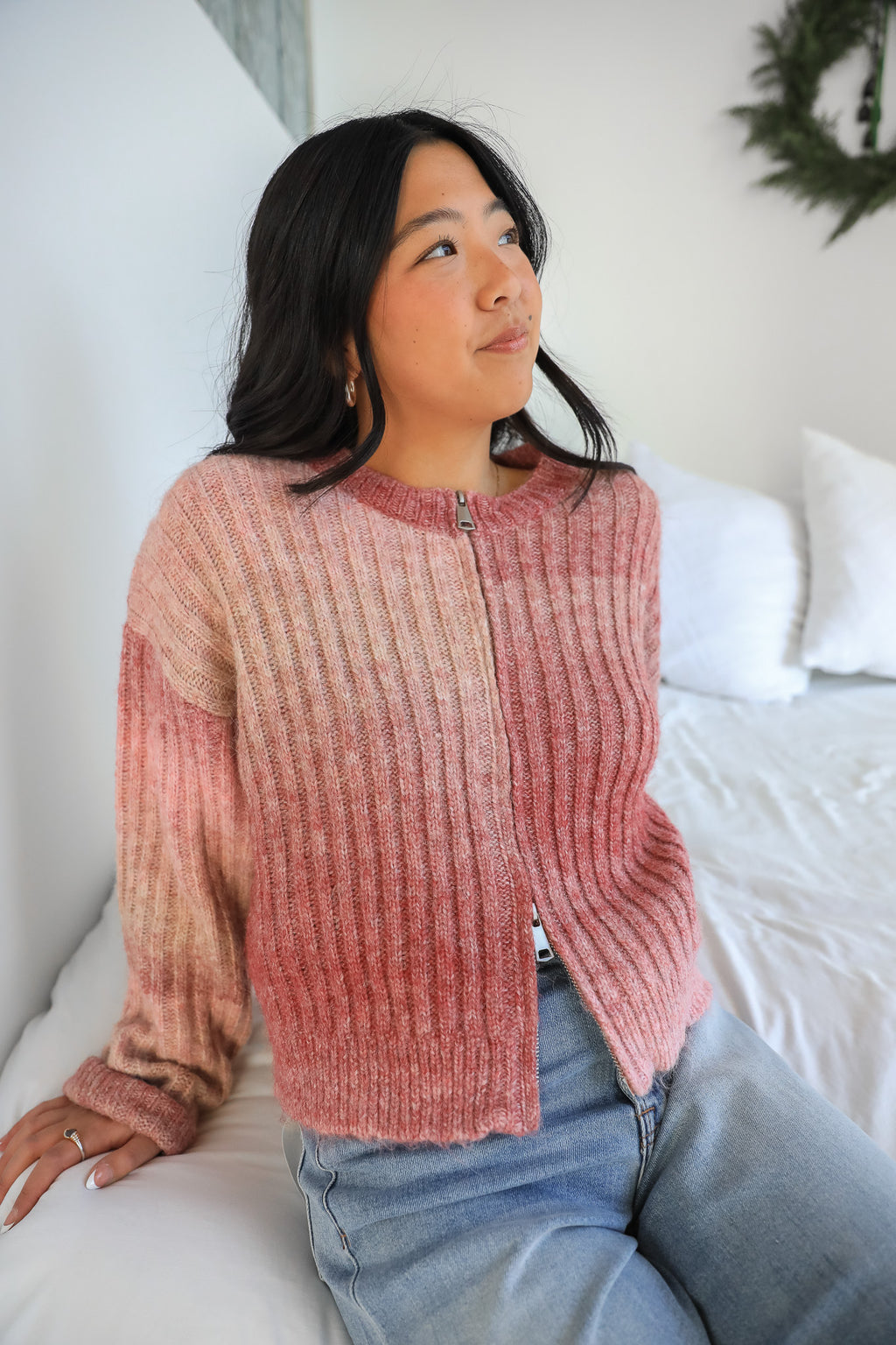 ROSELYNN SWEATER ZIP UP