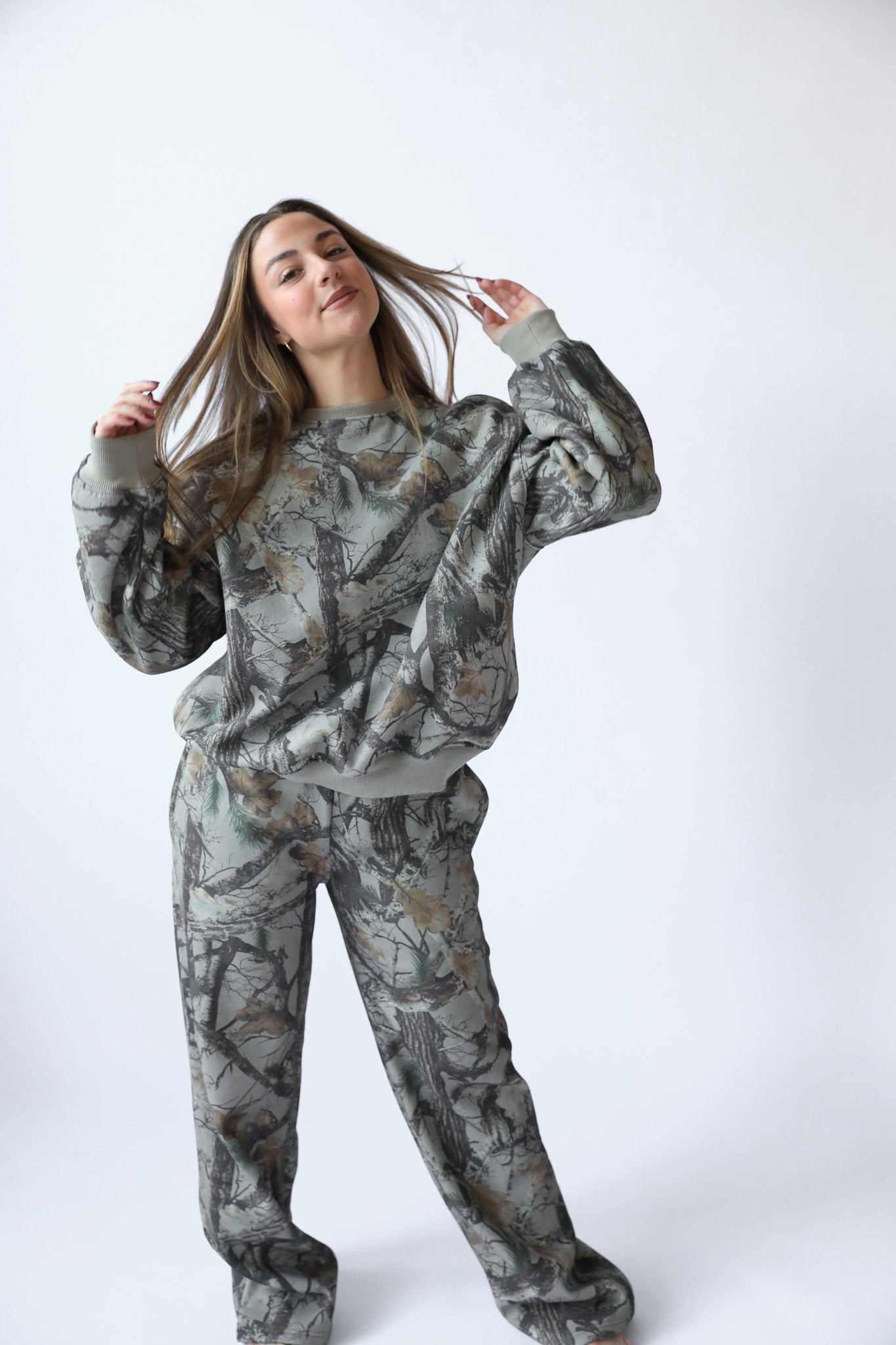 NOLA CAMO CREWNECK PULLOVER