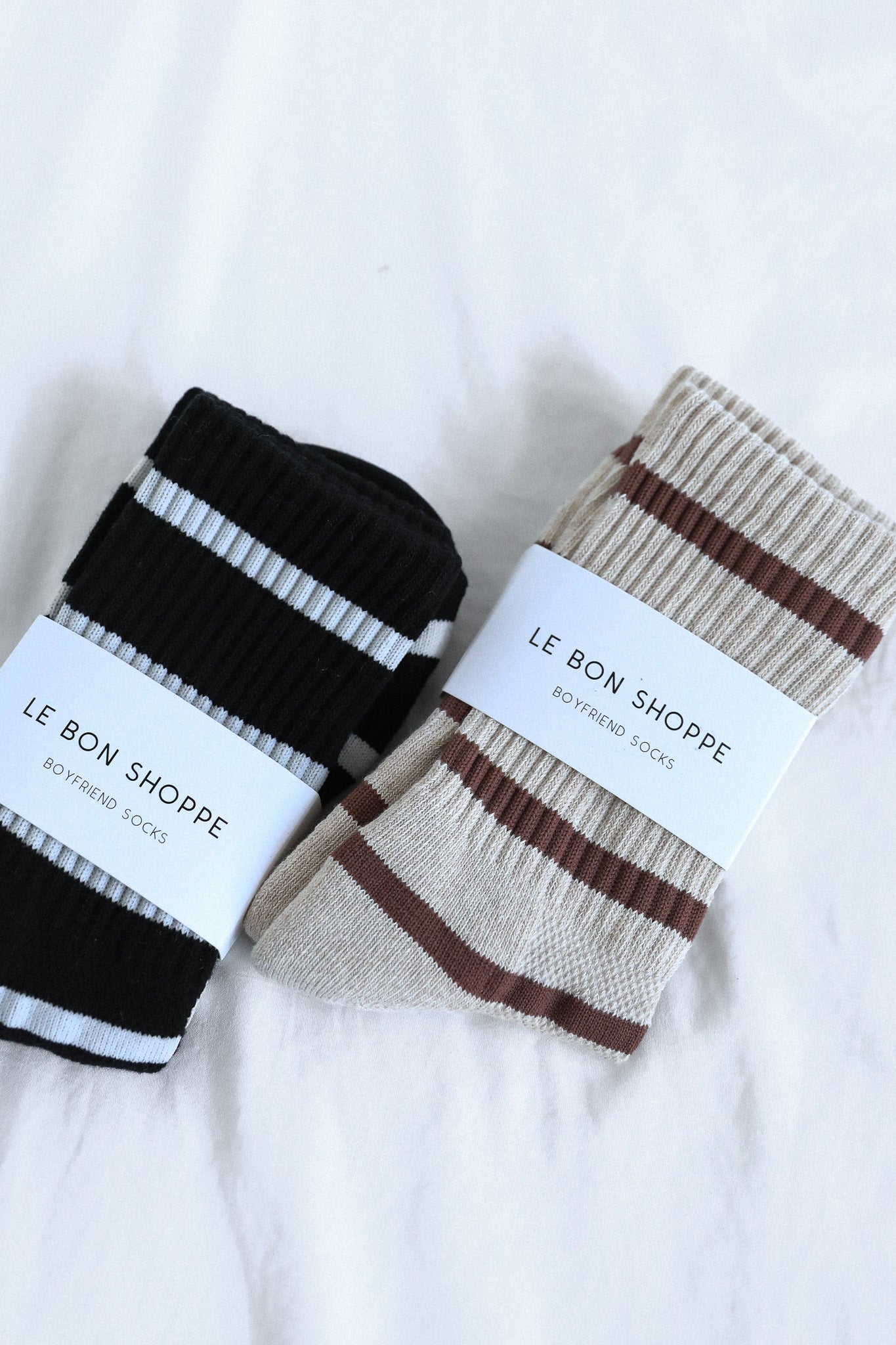 STRIPED BOYFRIEND SOCKS - LE BON