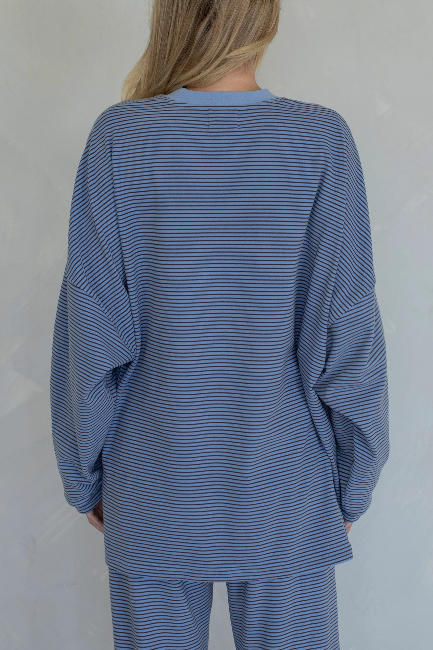 COASTLINE STRIPE FLEECE LONGSLEEVE