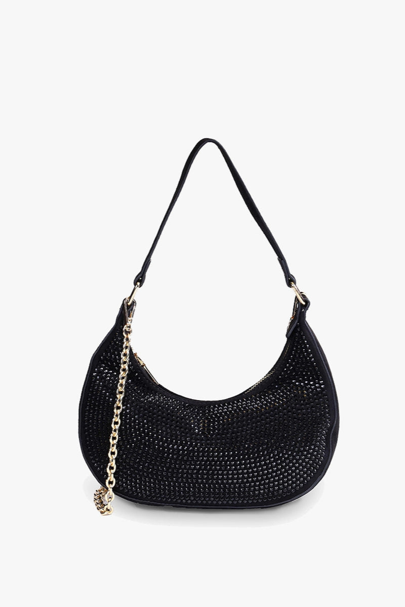 WINONA RHINESTONE SHOULDER BAG