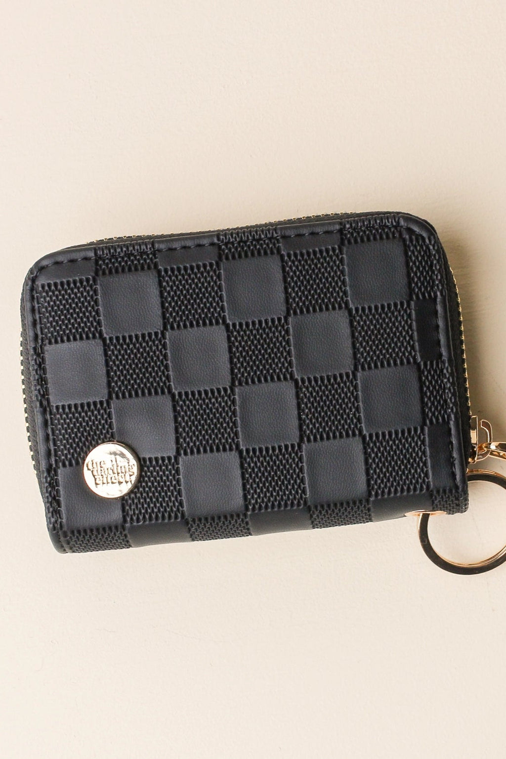 URBAN CHECK PLEATHER WALLET