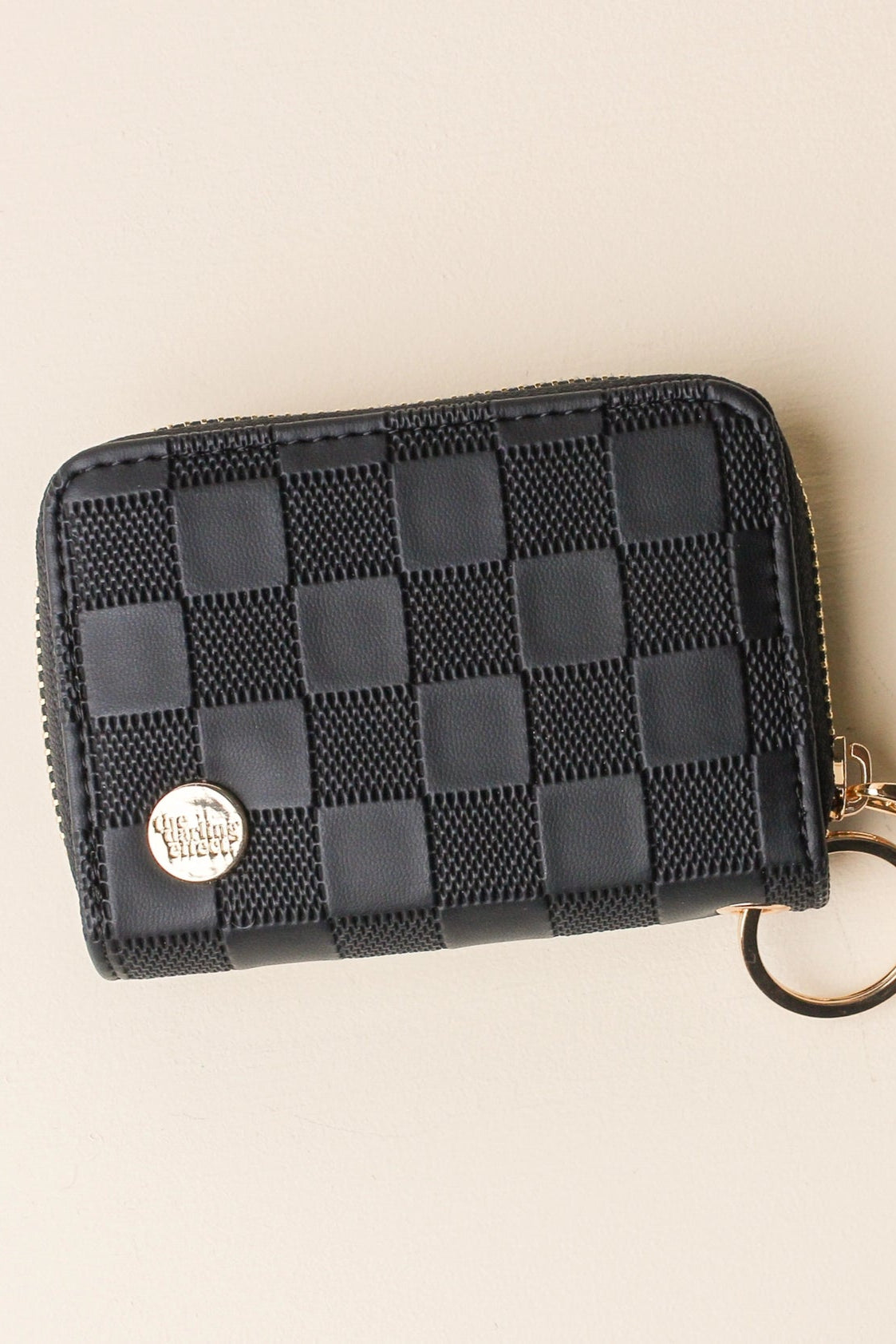 URBAN CHECK PLEATHER WALLET