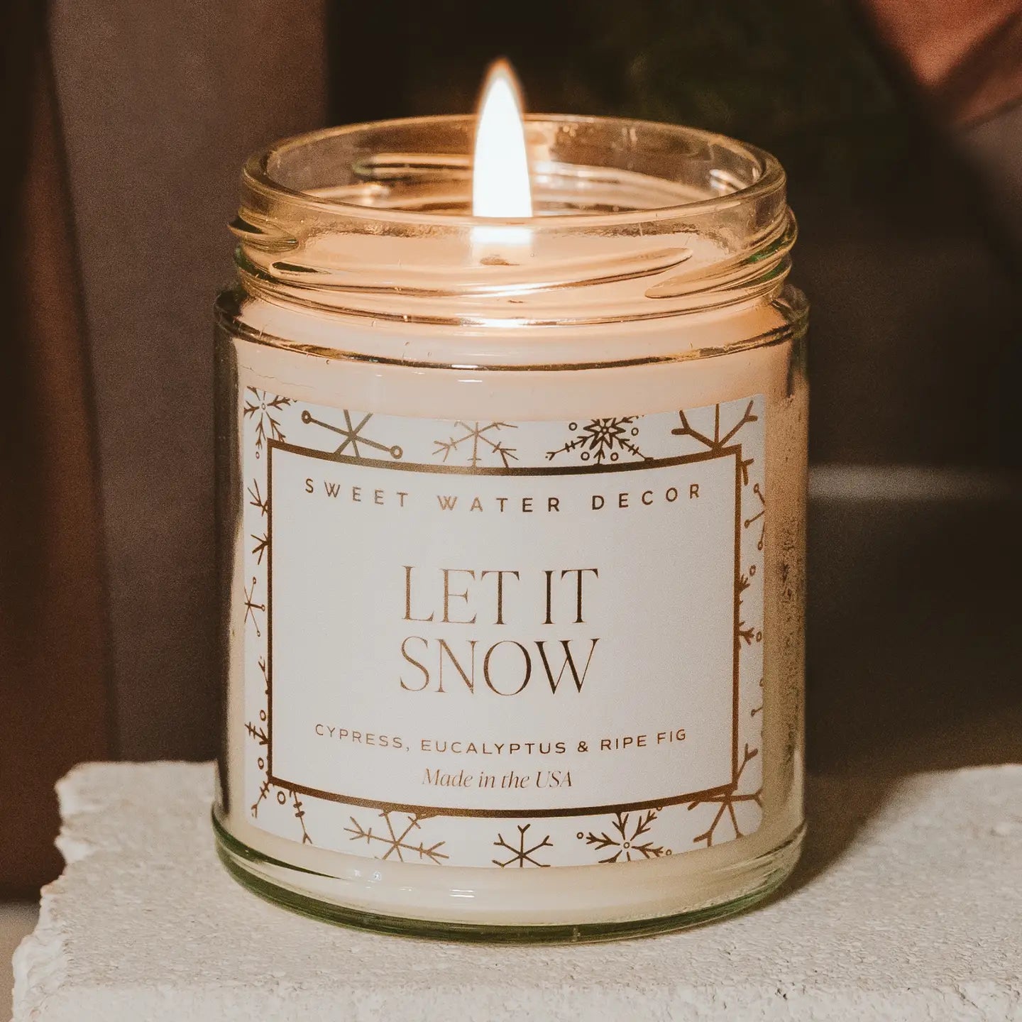 LET IT SNOW SOY CANDLE