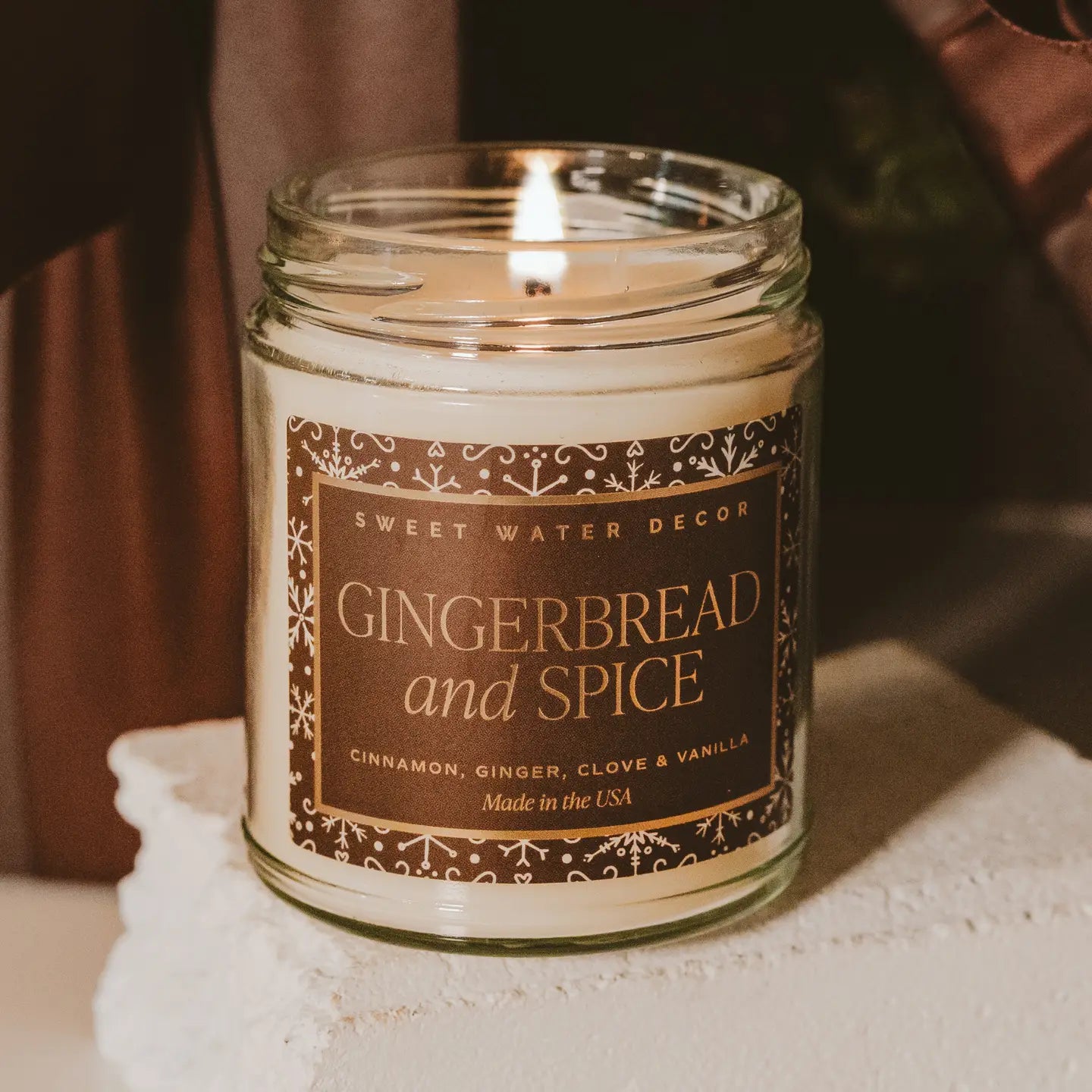 GINGERBREAD AND SPICE SOY CANDLE