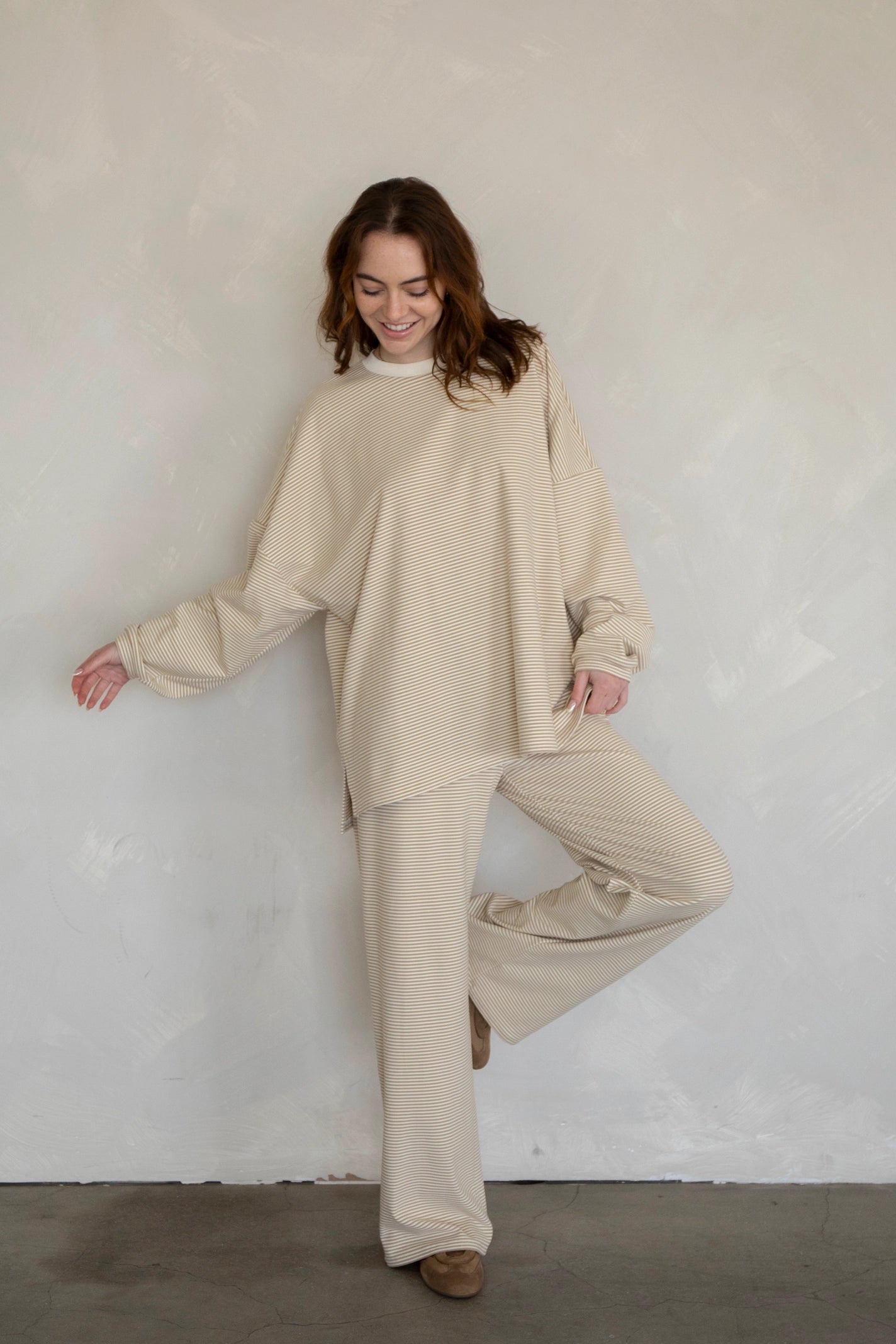 CLOUD STRIPE FLEECE LONGSLEEVE