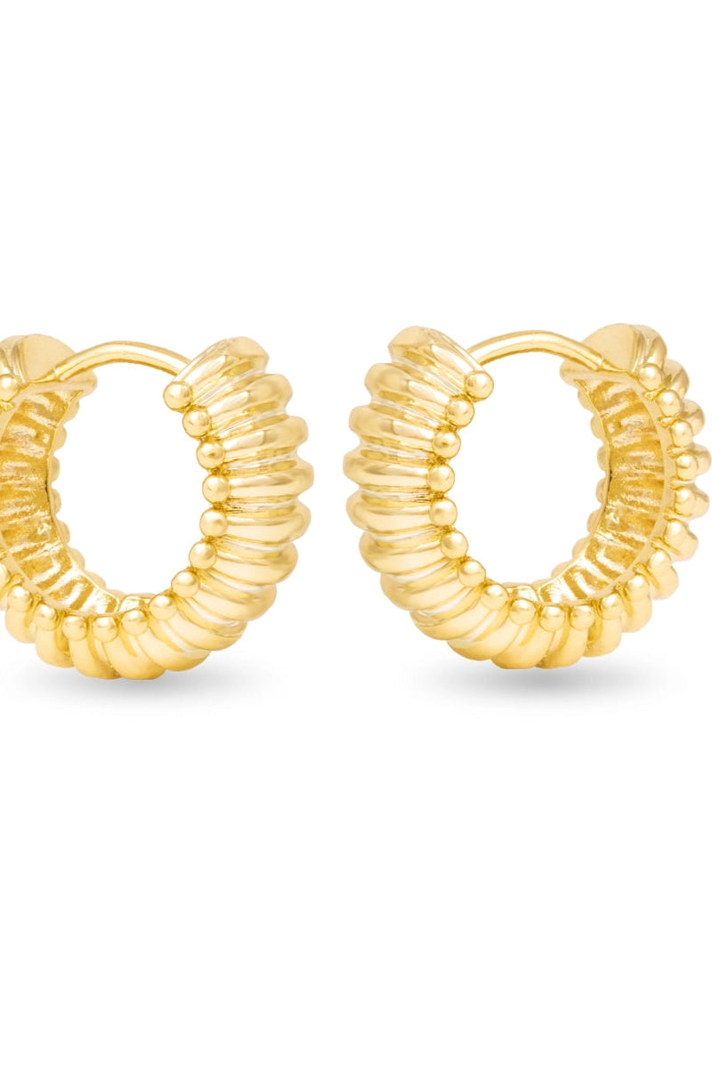 NATALIE RAISED RIB HOOP