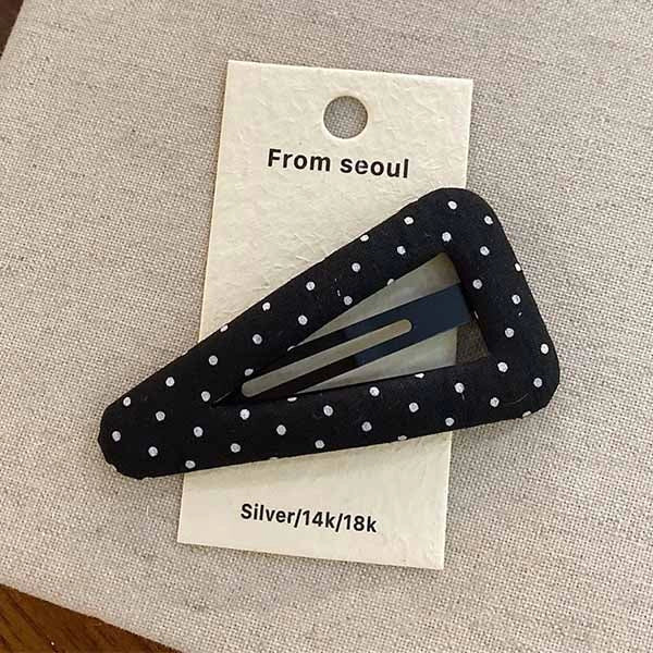POLKA DOT HAIR CLIP