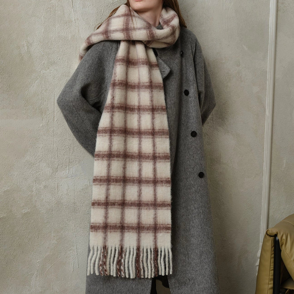 SOFT PLAID SCARF