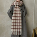 SOFT PLAID SCARF
