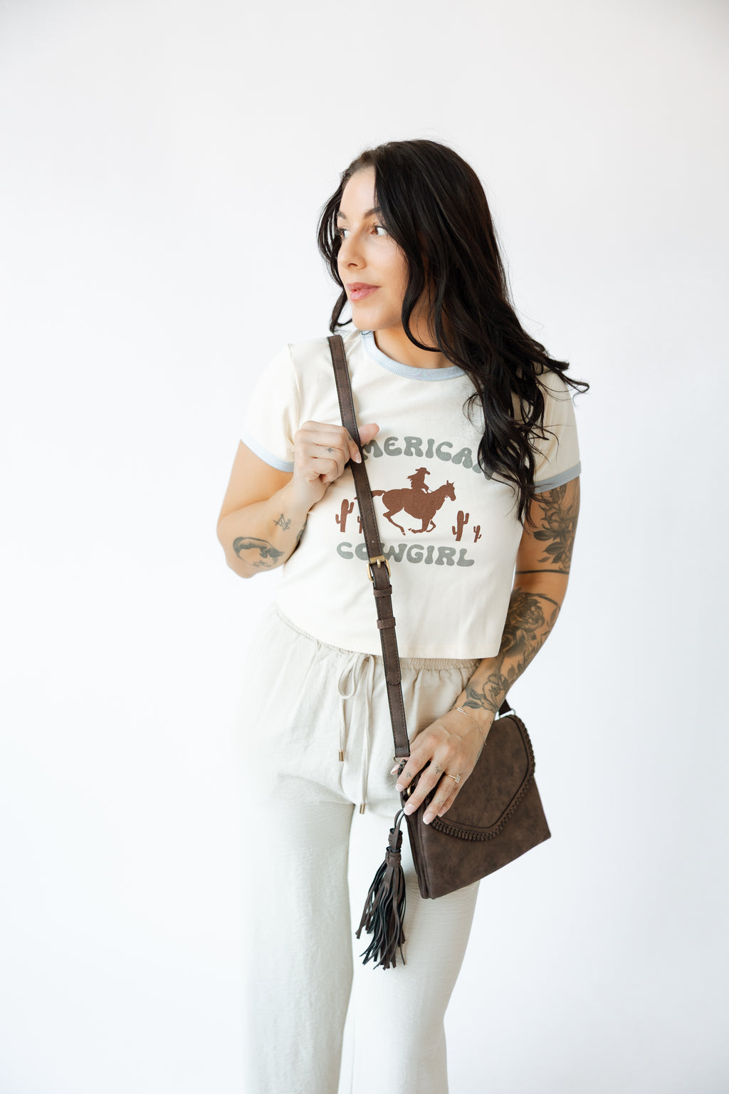 AMERICAN COWGIRL TEE