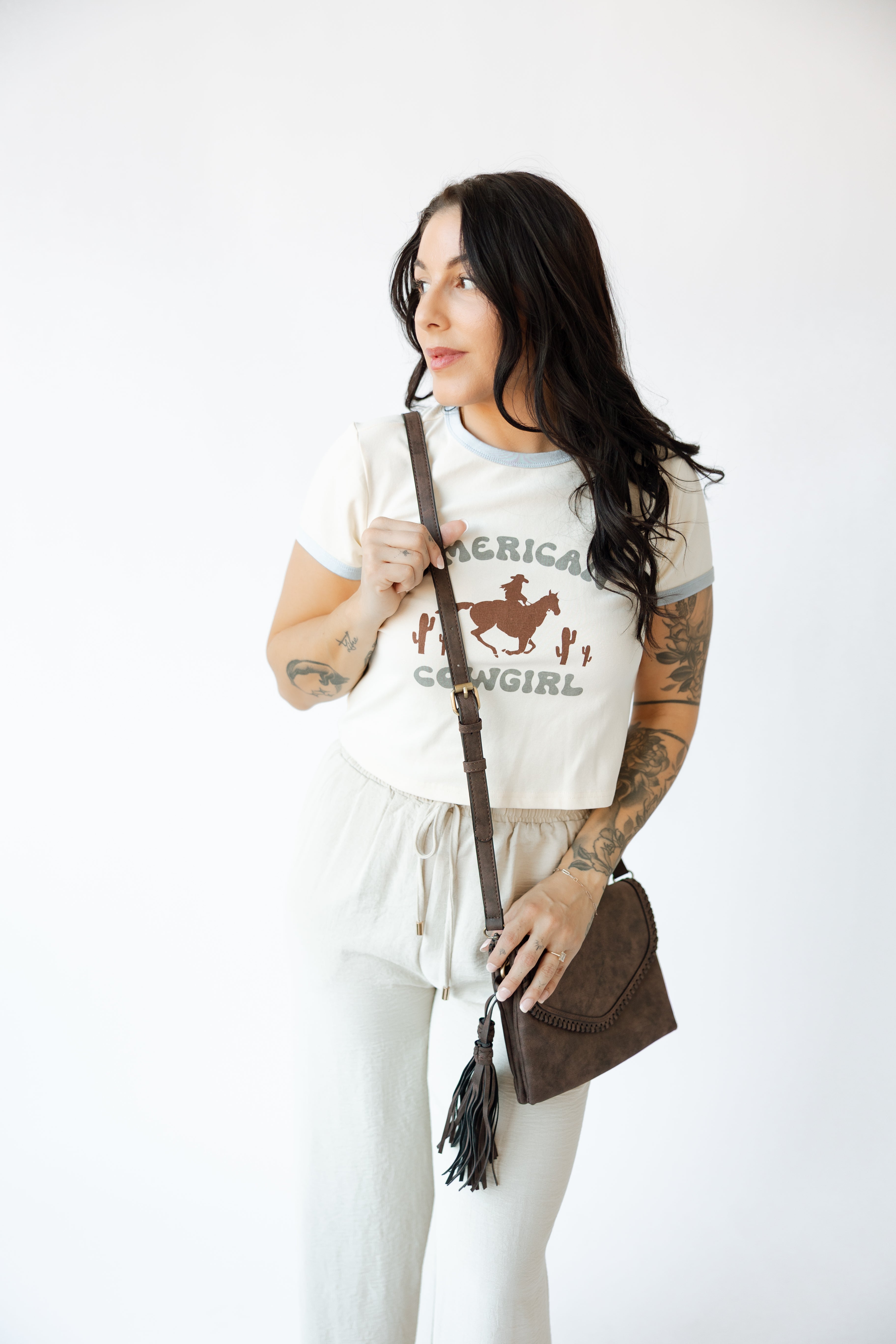 AMERICAN COWGIRL TEE