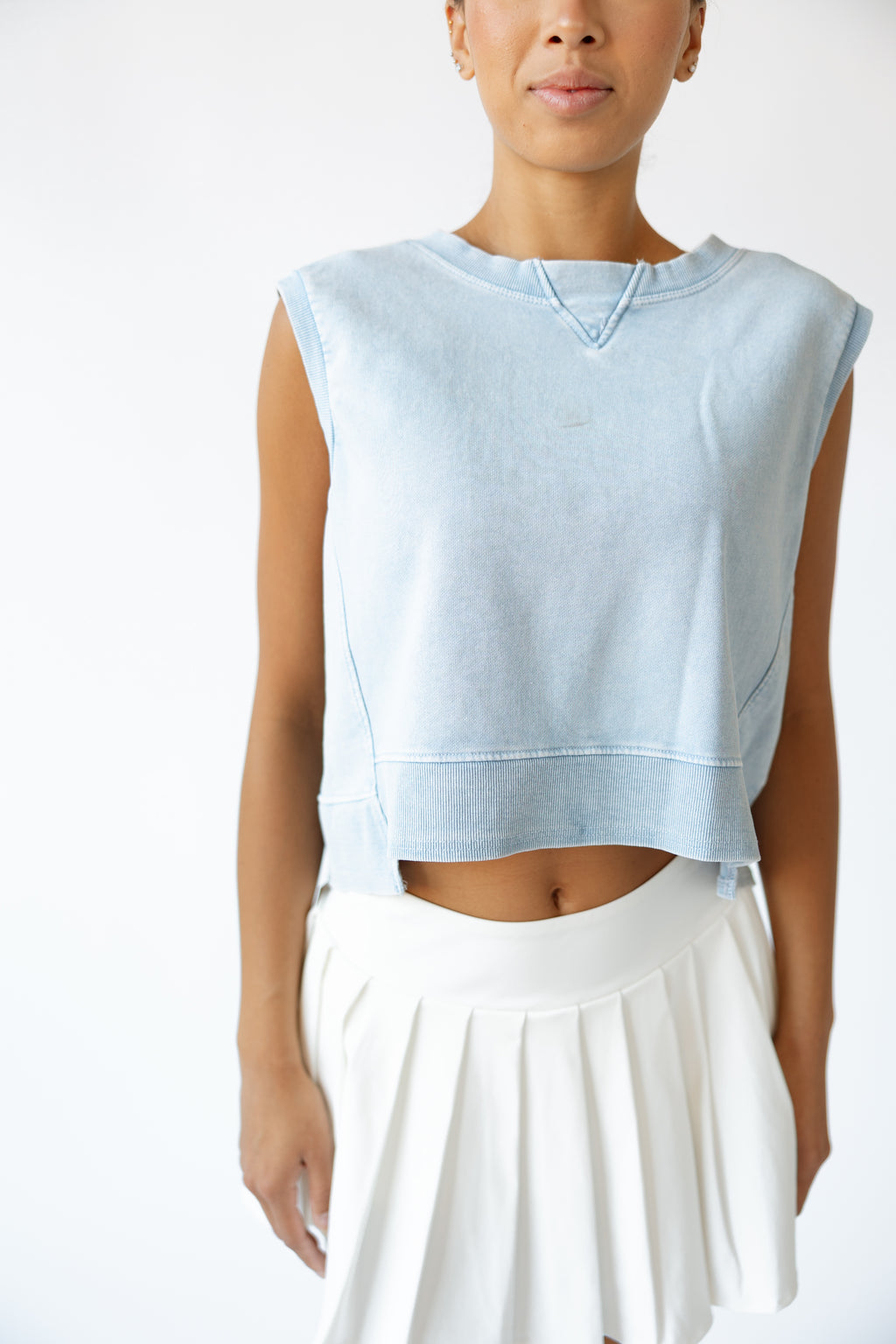 MINERAL WASH CREW TANK