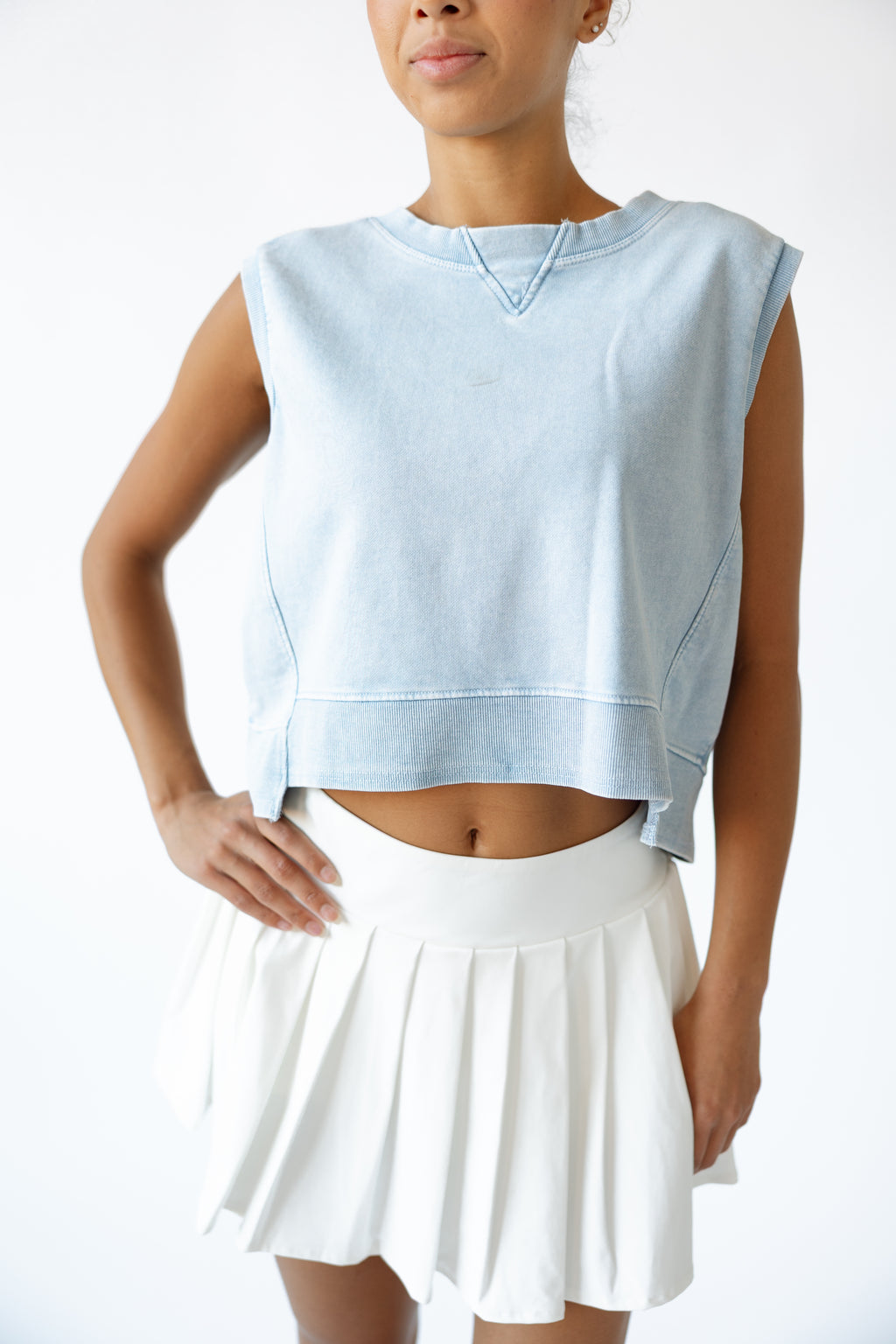 MINERAL WASH CREW TANK