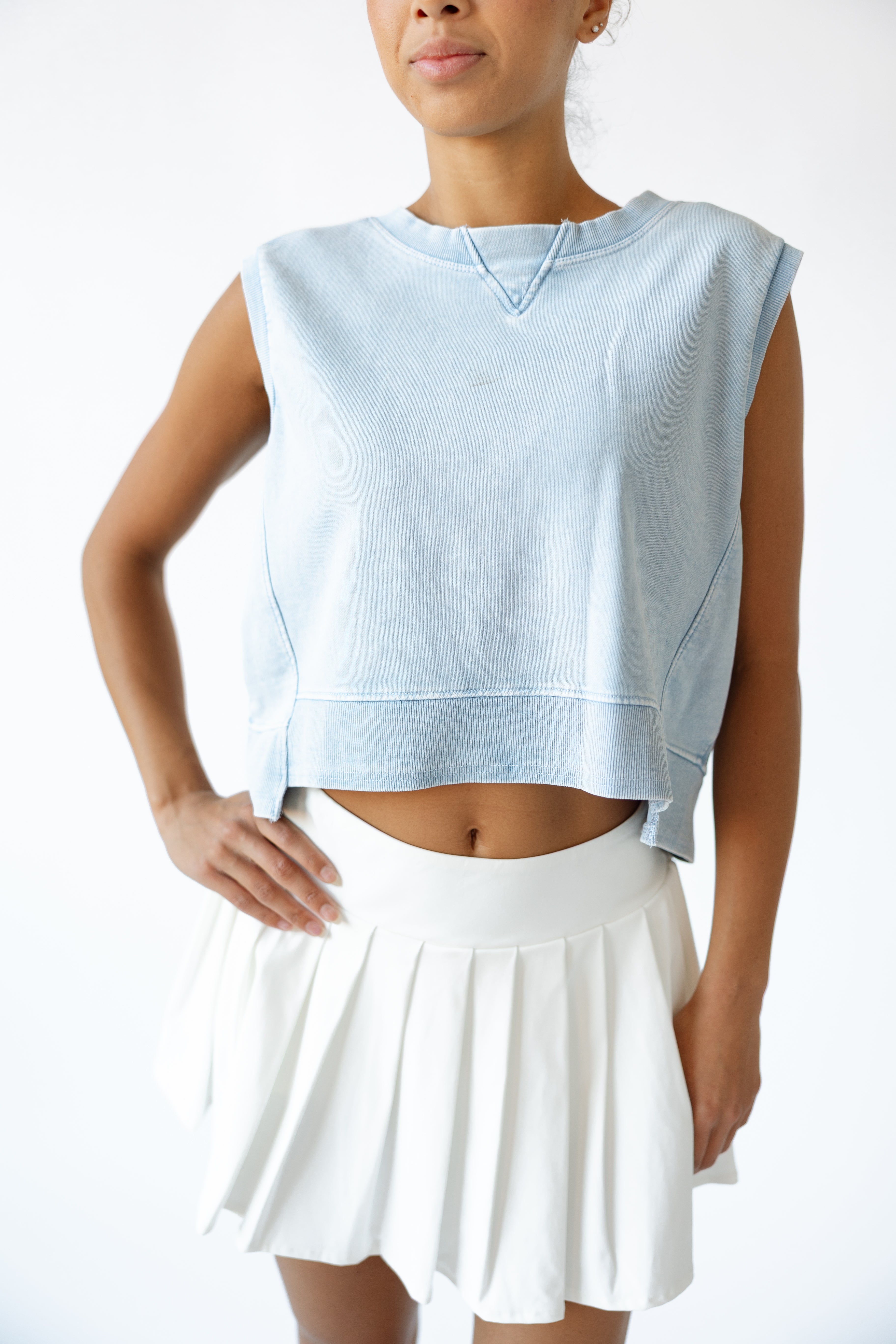 MINERAL WASH CREW TANK