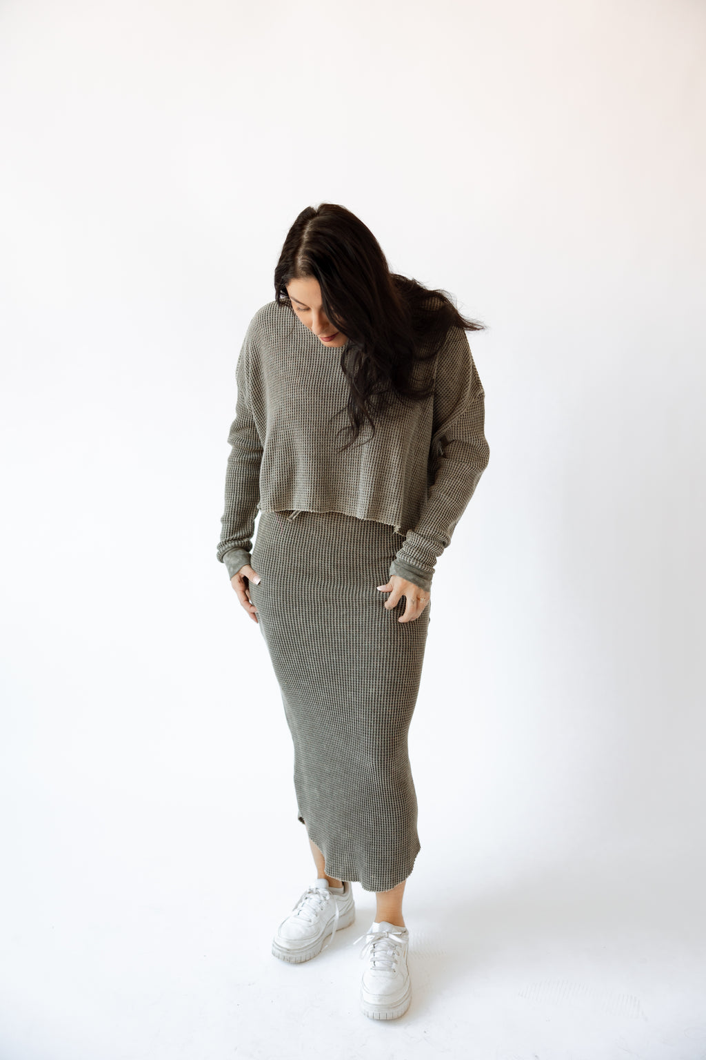 ROO RIBBED SKIRT SET