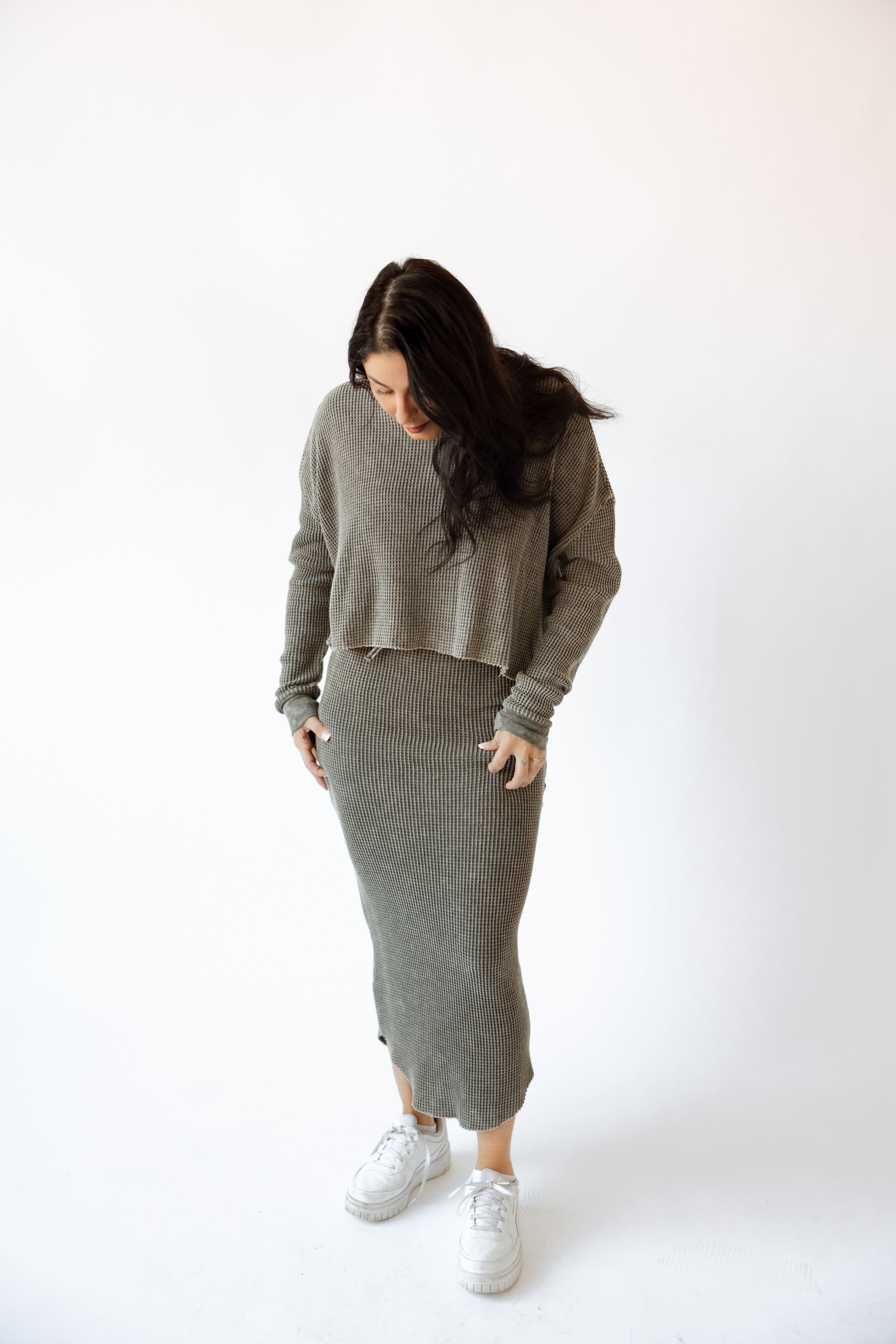 ROO RIBBED SKIRT SET