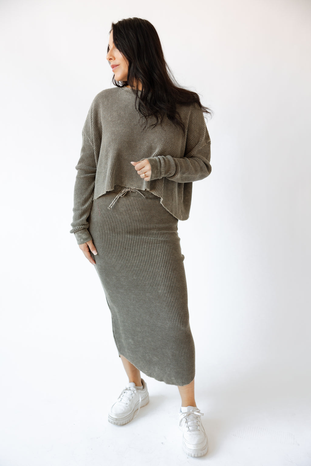 ROO RIBBED SKIRT SET