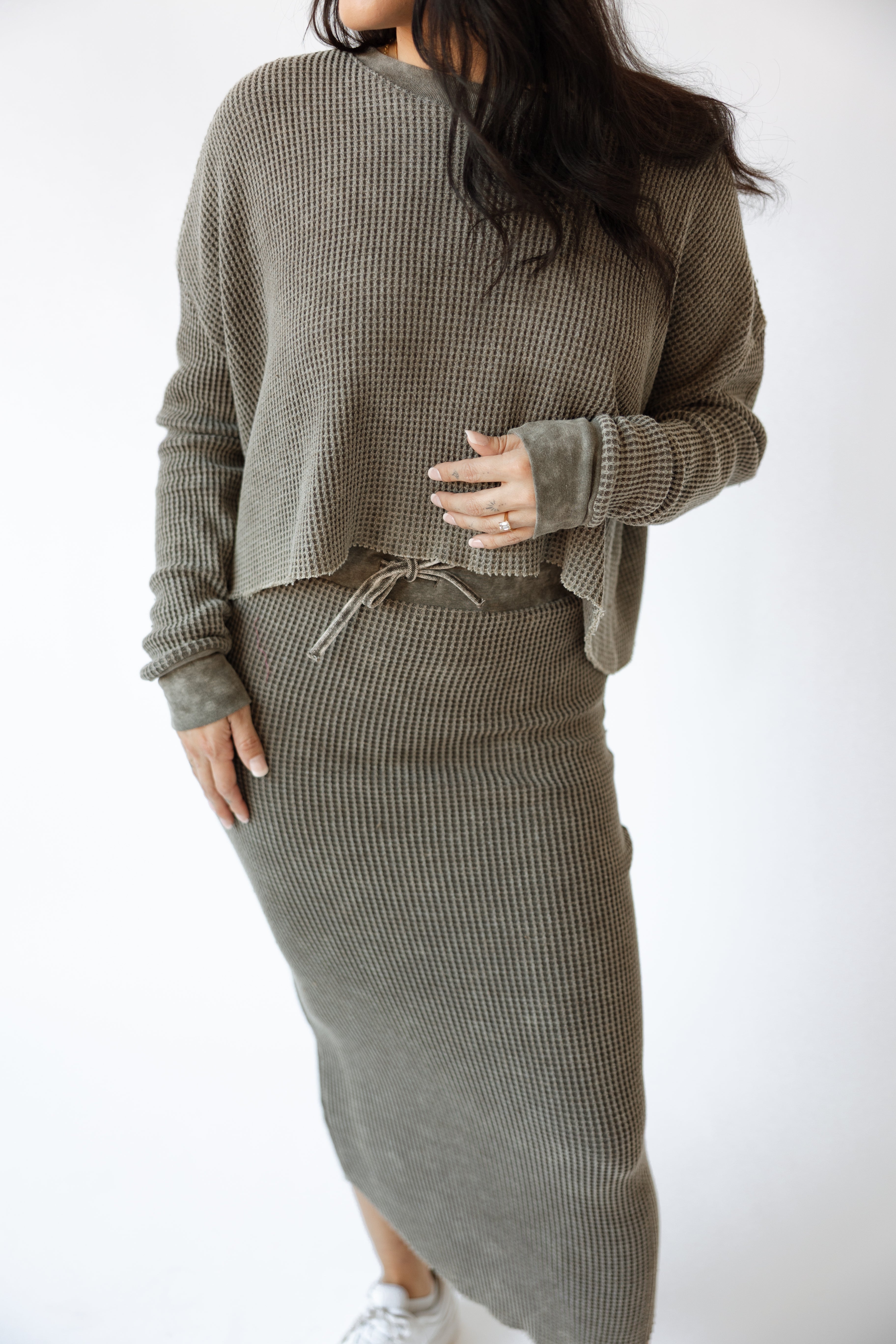 ROO RIBBED SKIRT SET