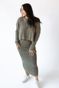 ROO RIBBED SKIRT SET