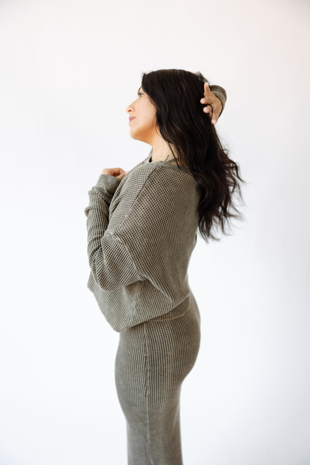 ROO RIBBED SKIRT SET