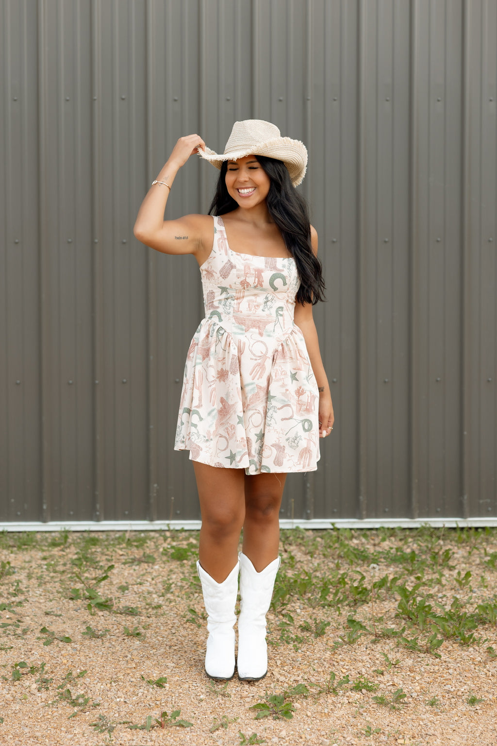 GIDDY UP MINI DRESS