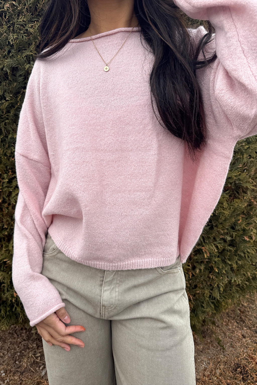 KOURTNEY ROLLED NECK SWEATER