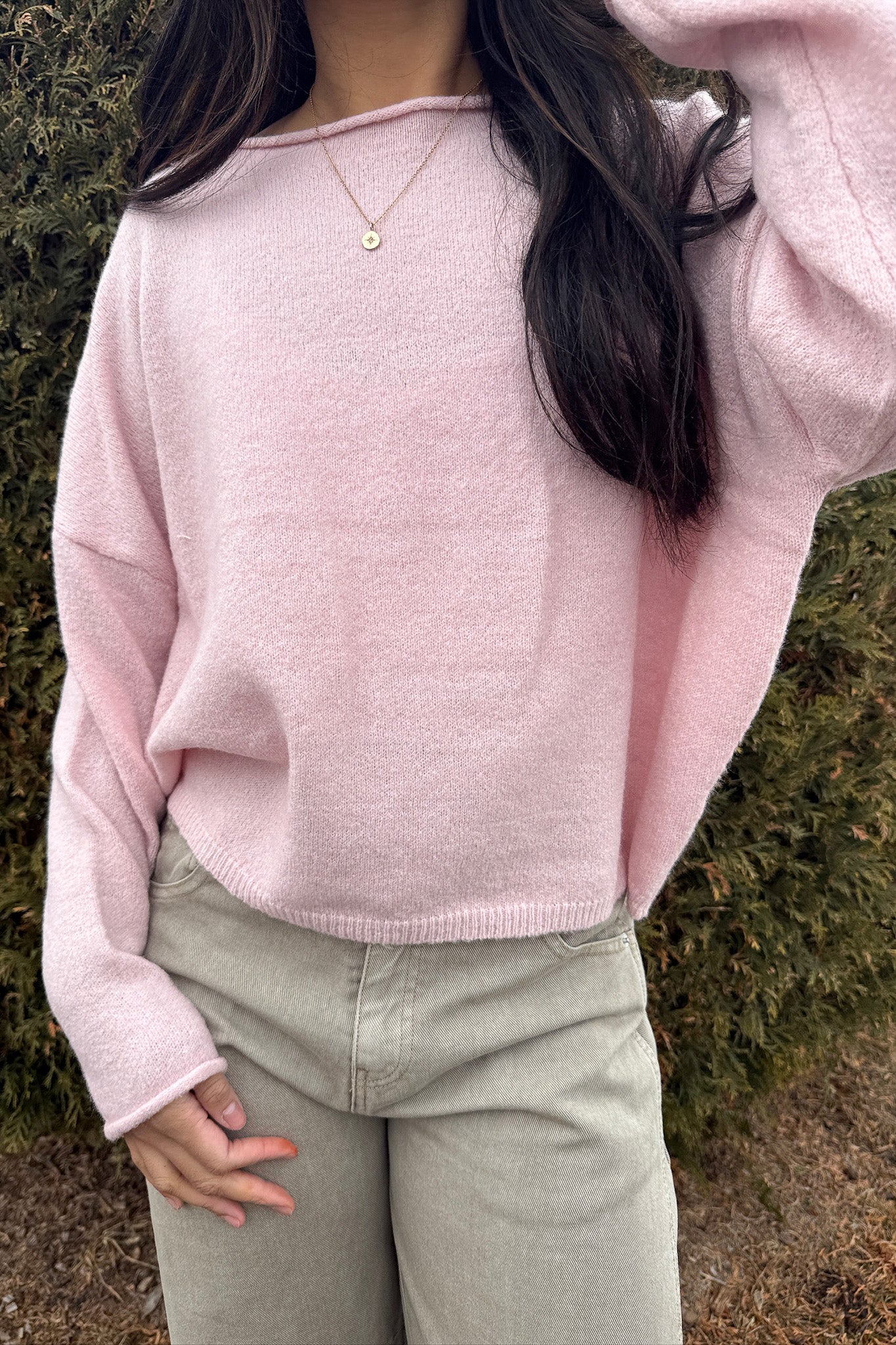 KOURTNEY ROLLED NECK SWEATER