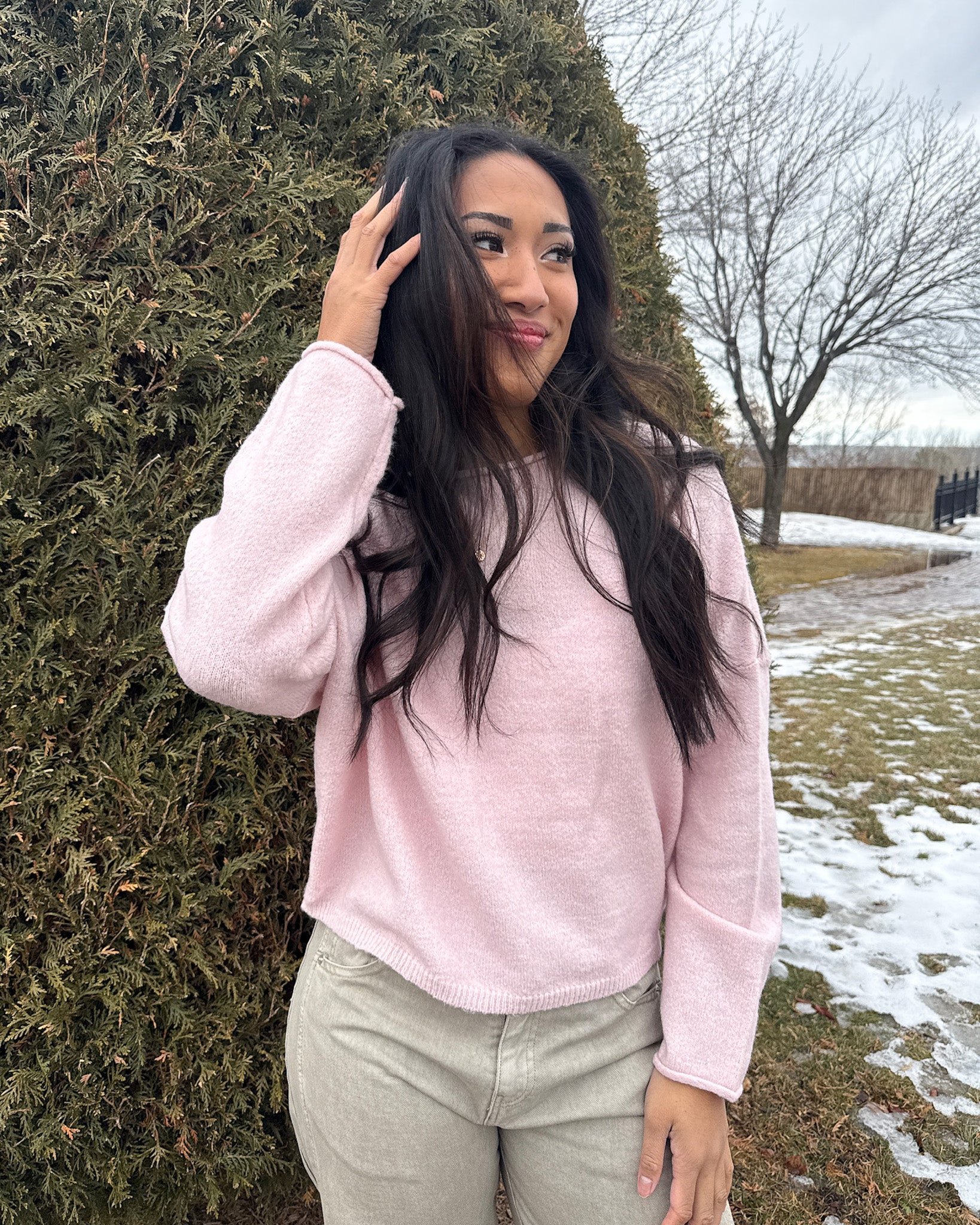 KOURTNEY ROLLED NECK SWEATER