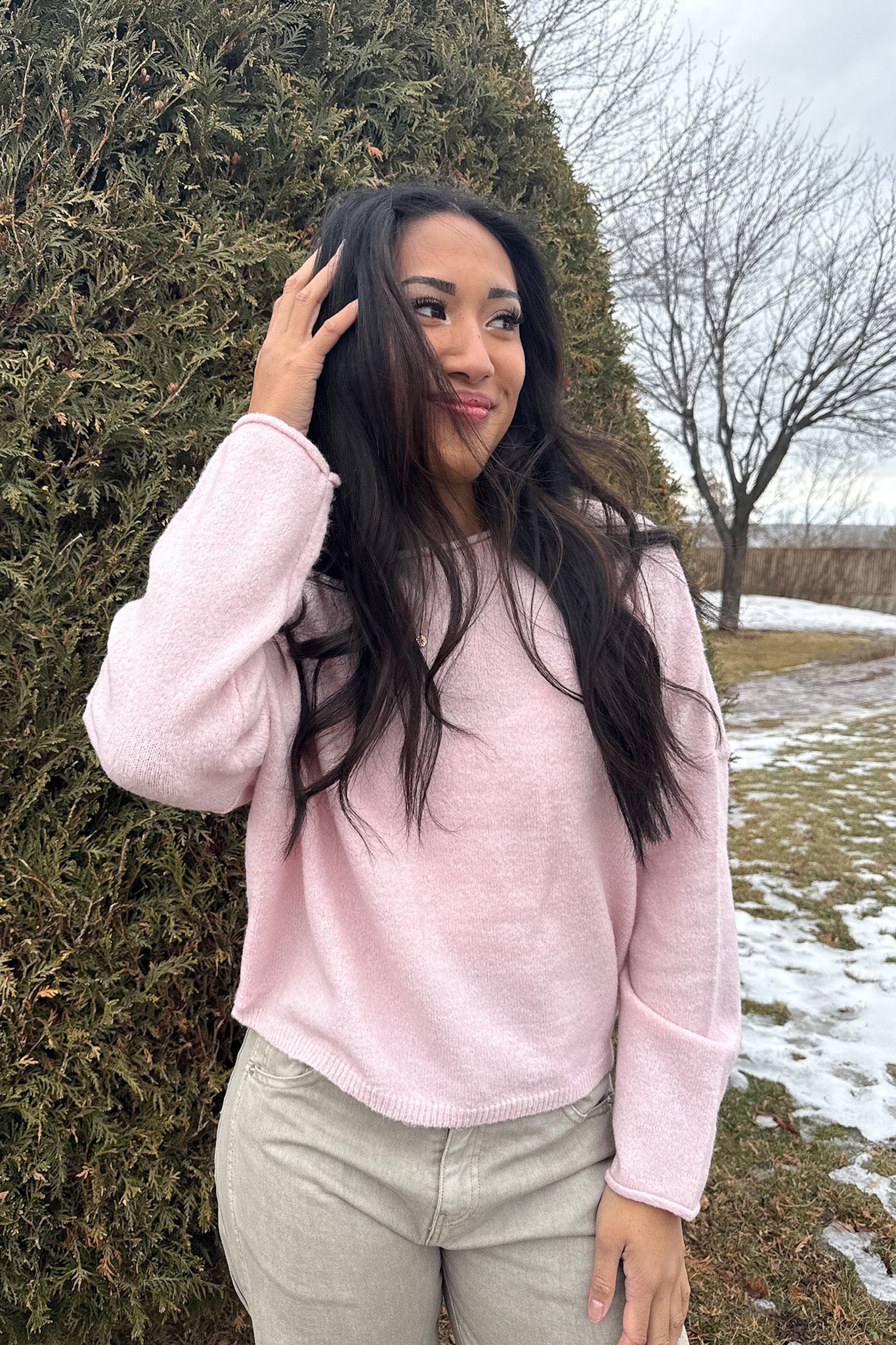 KOURTNEY ROLLED NECK SWEATER