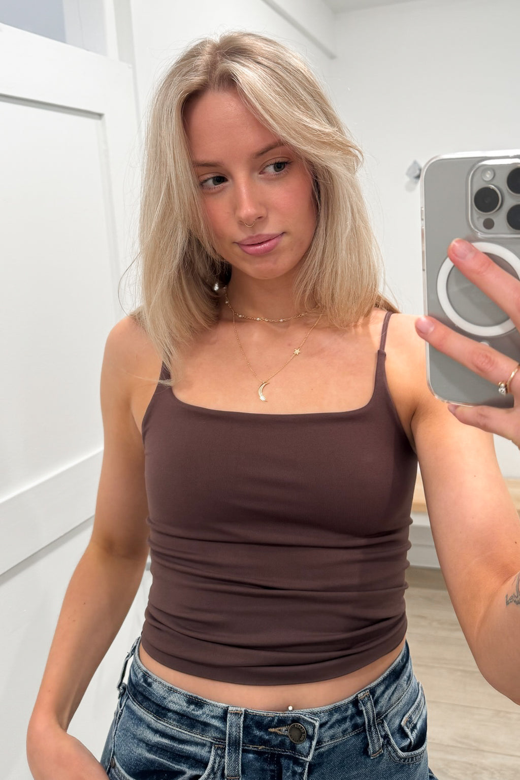 ALIX SQUARE NECK CAMI