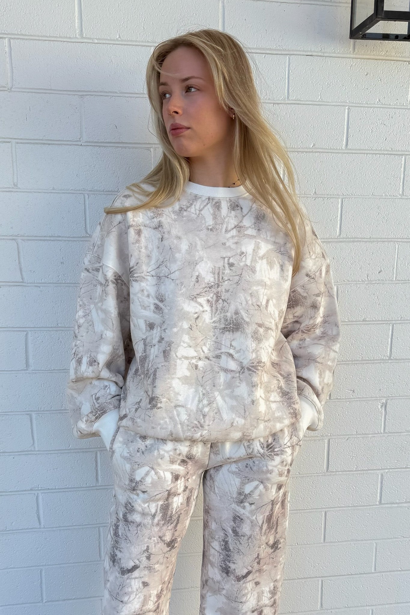 CLOUD CAMO CREWNECK PULLOVER