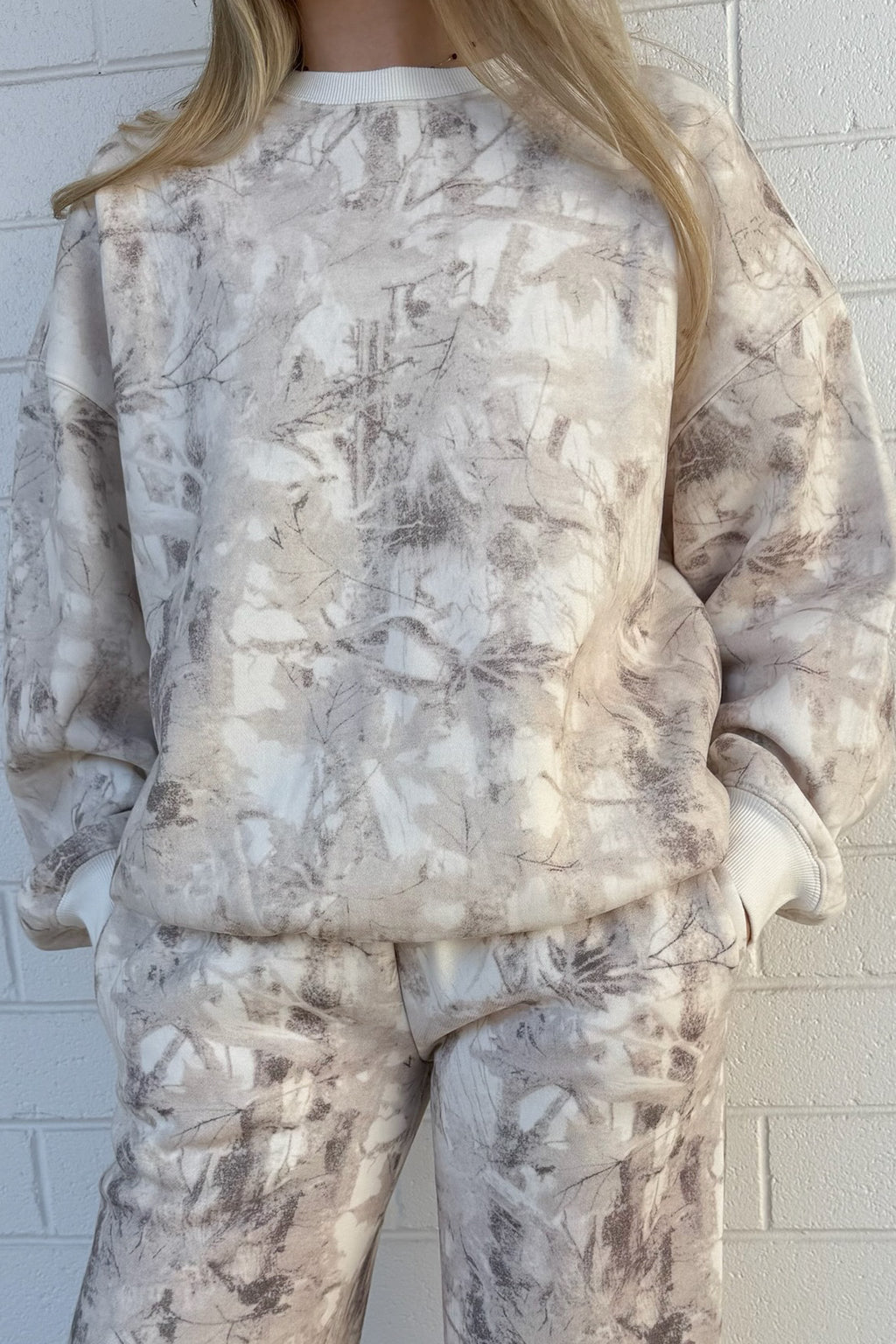 CLOUD CAMO CREWNECK PULLOVER
