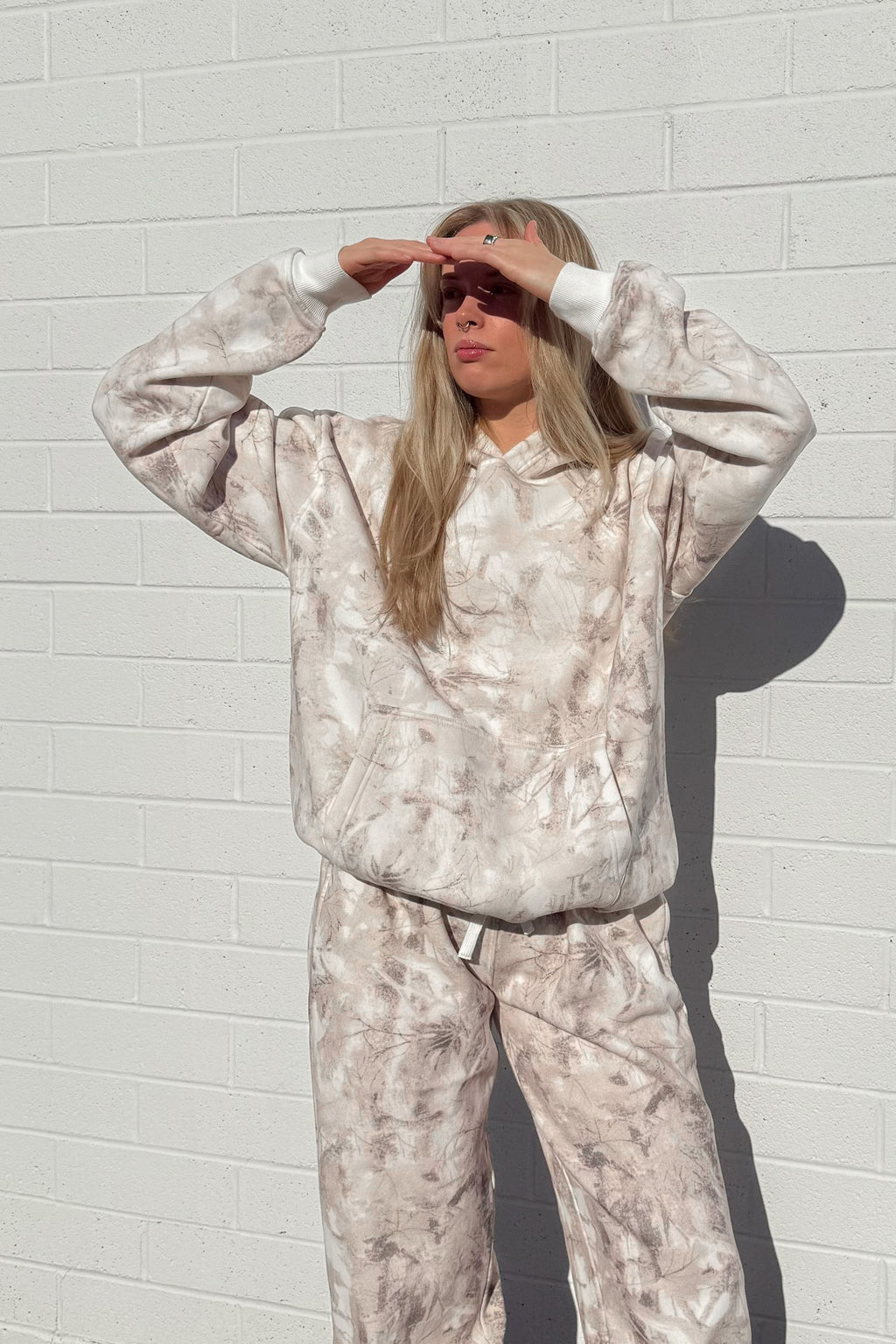 CLOUD CAMO OVERSIZED HOODIE