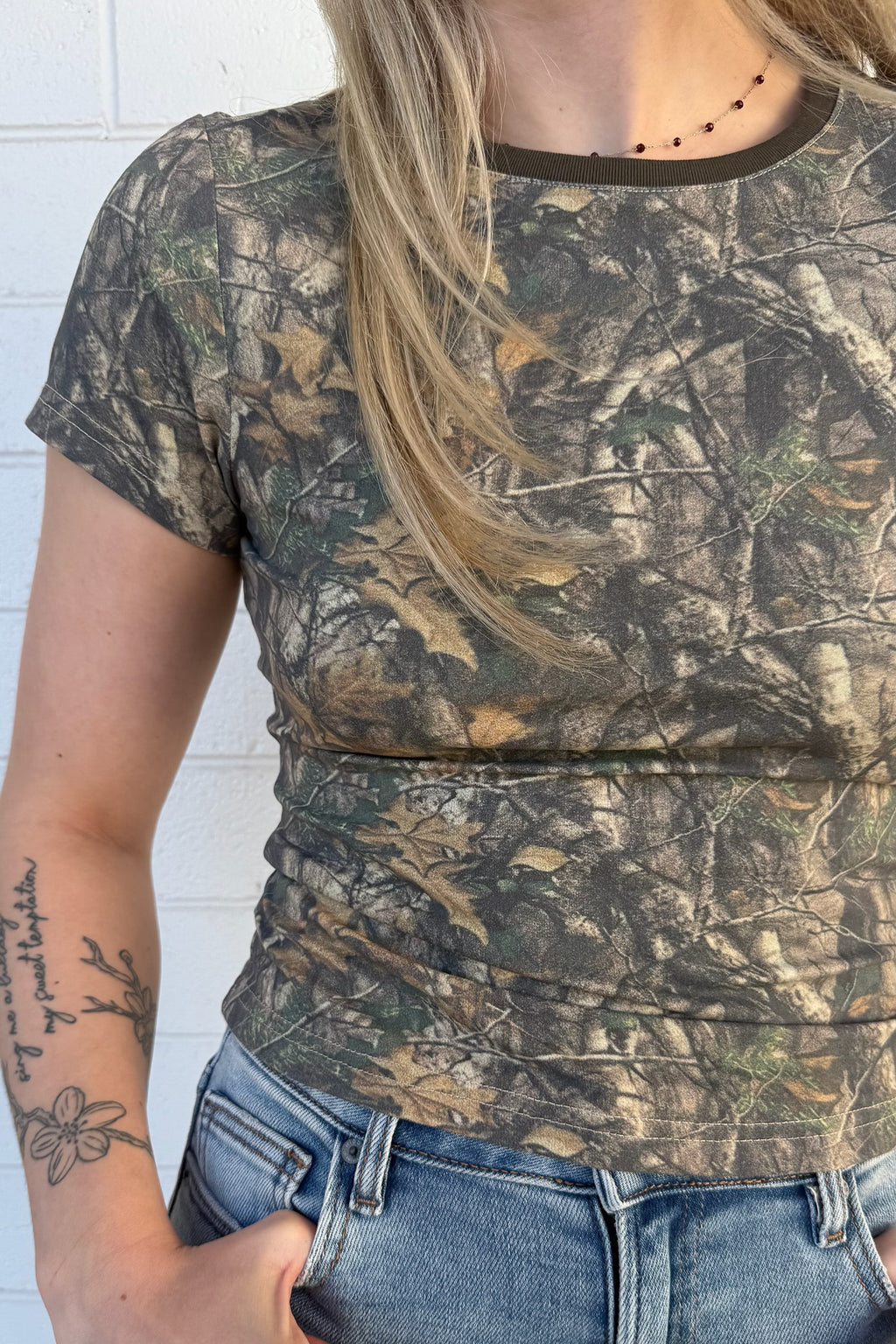 NOLA CAMO BABY TEE