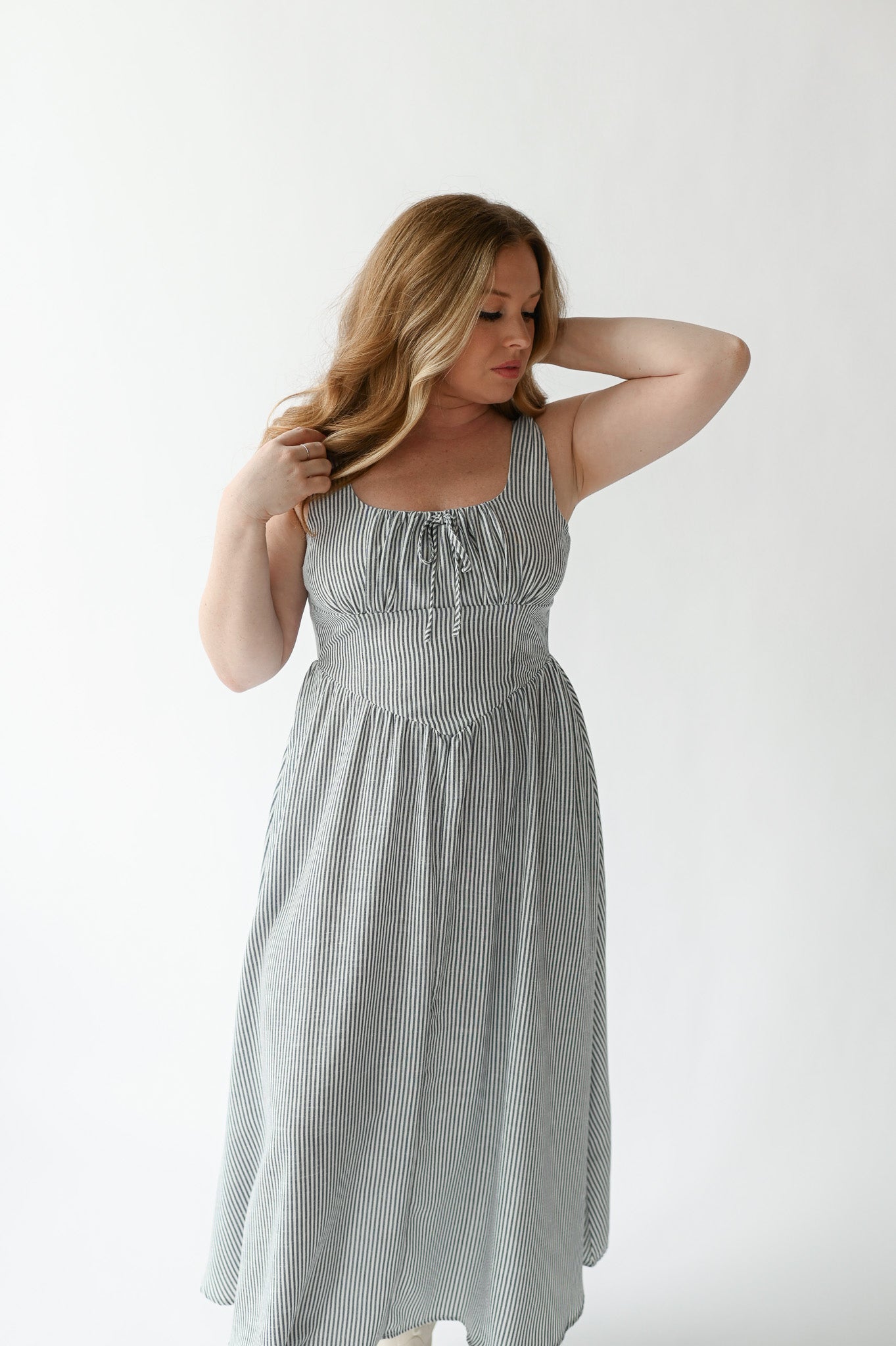 SEASIDE STROLL MIDI DRESS