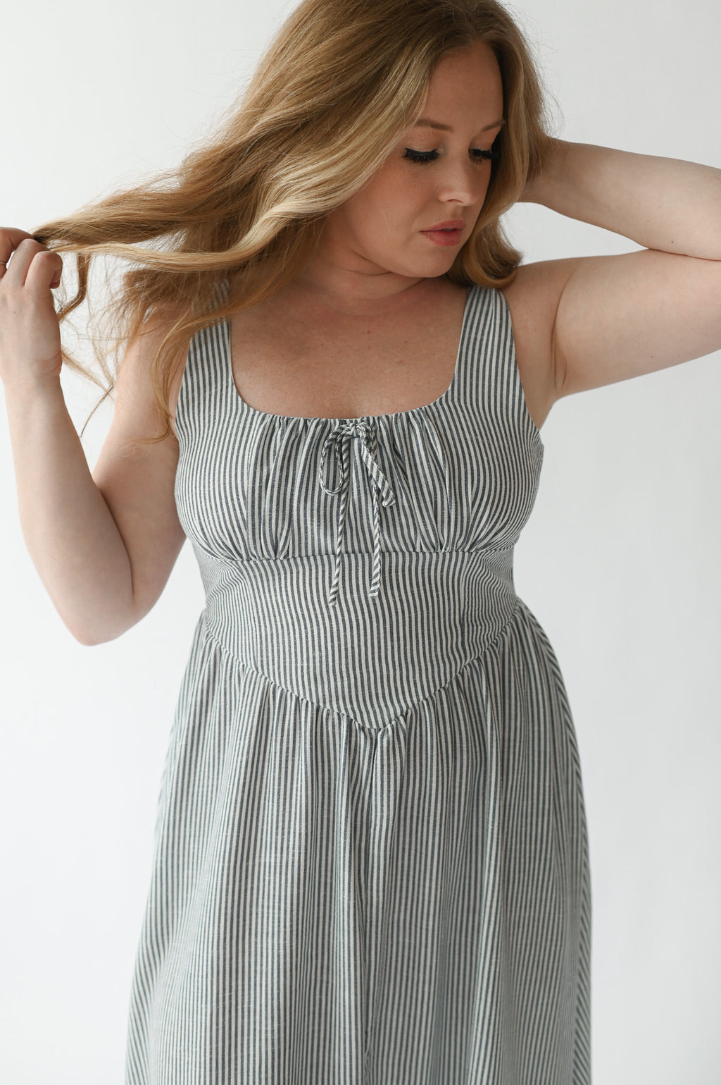 SEASIDE STROLL MIDI DRESS