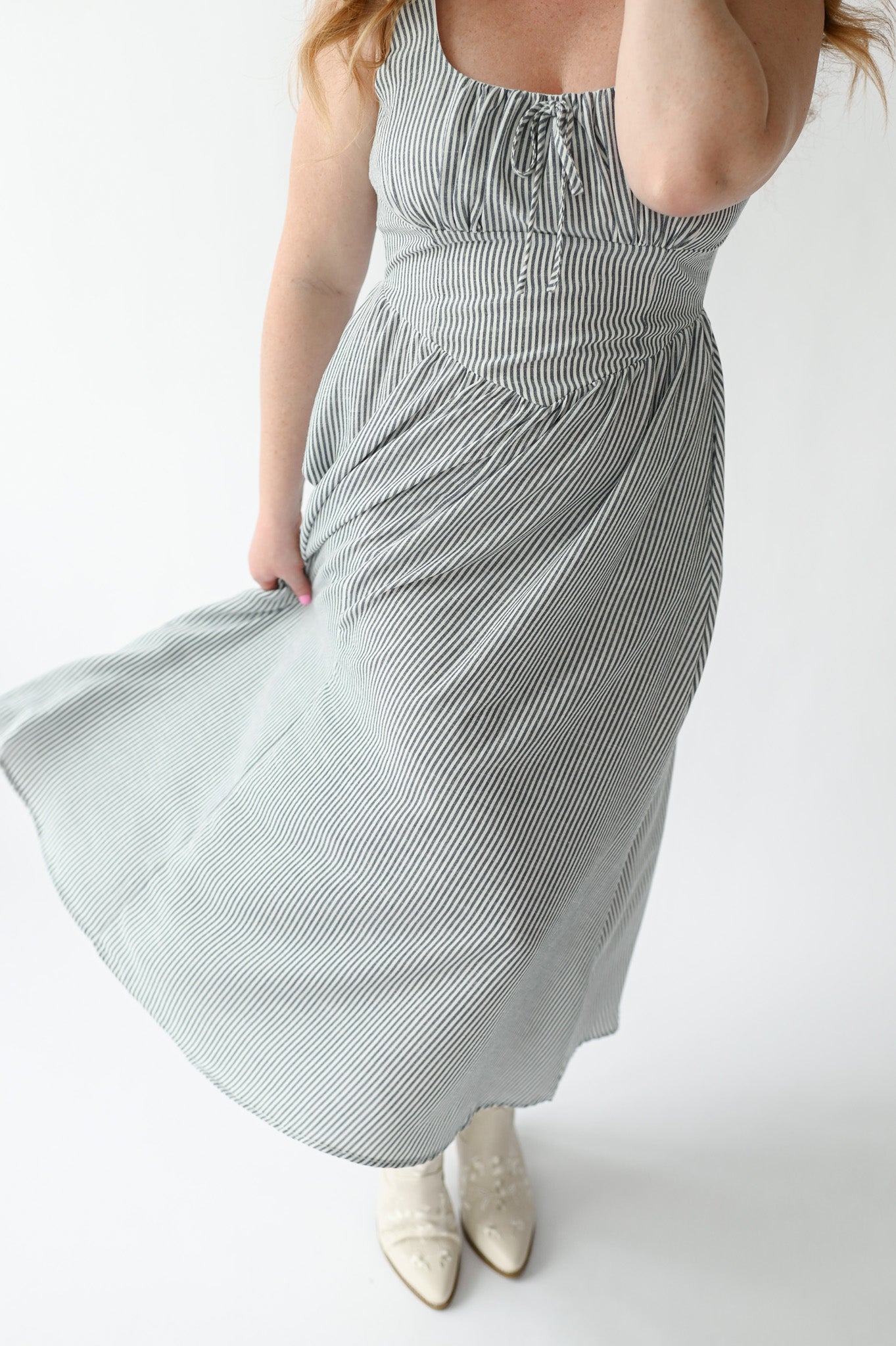 SEASIDE STROLL MIDI DRESS