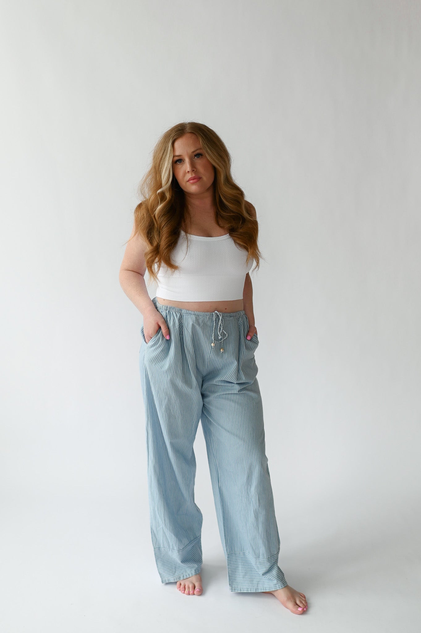 BEACH DAY STRIPE PANTS