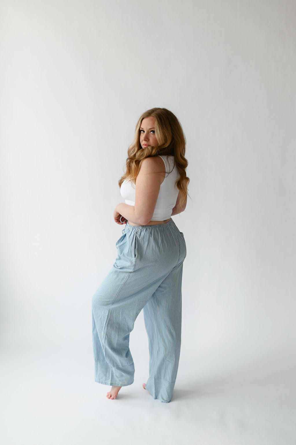 BEACH DAY STRIPE PANTS