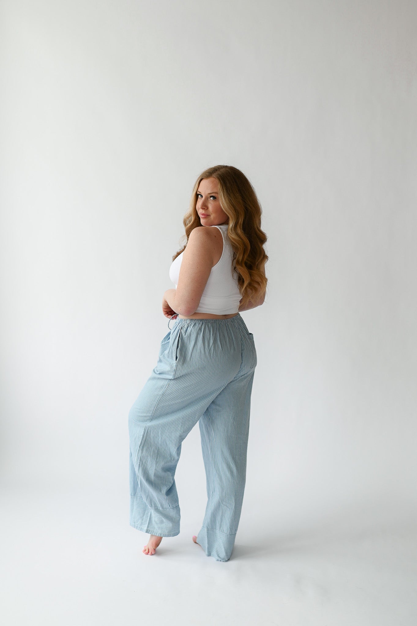 BEACH DAY STRIPE PANTS