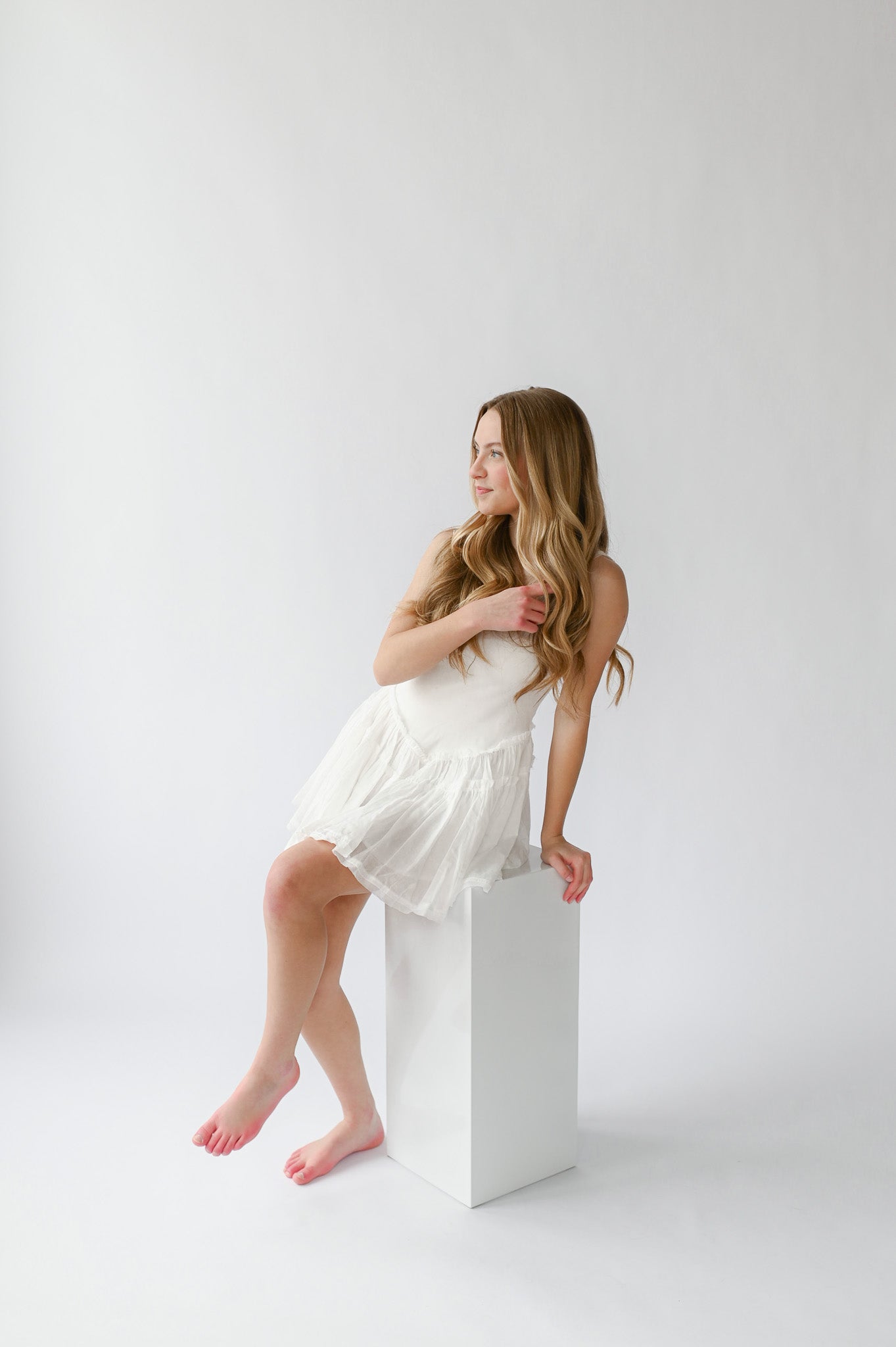 haven mini dress Haven Linen Blend Mini Dress