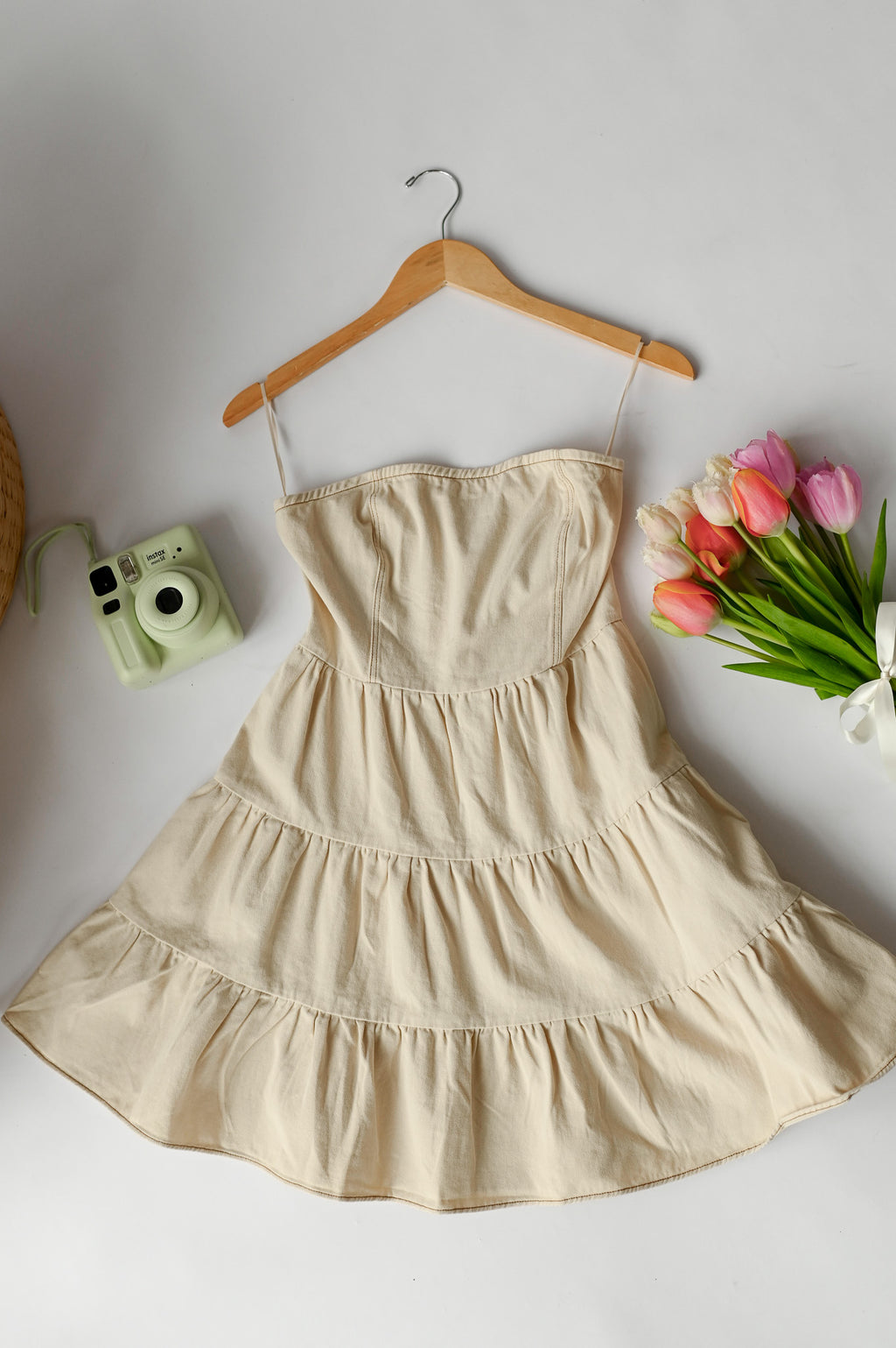 WESTON RUFFLE MINI DRESS