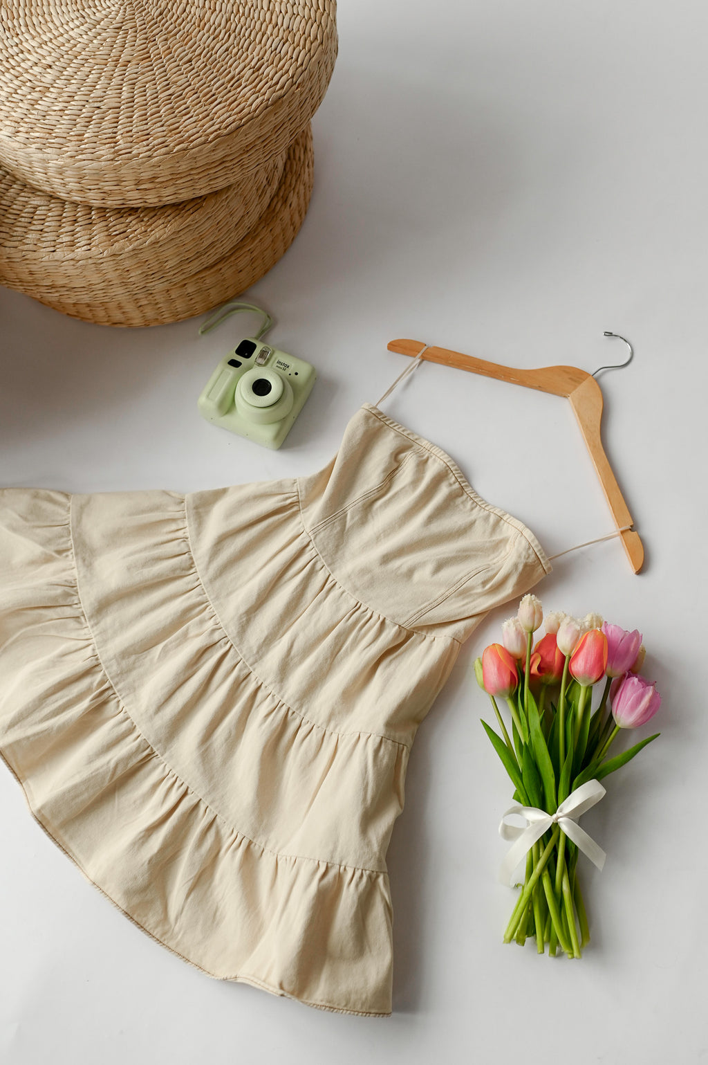 WESTON RUFFLE MINI DRESS