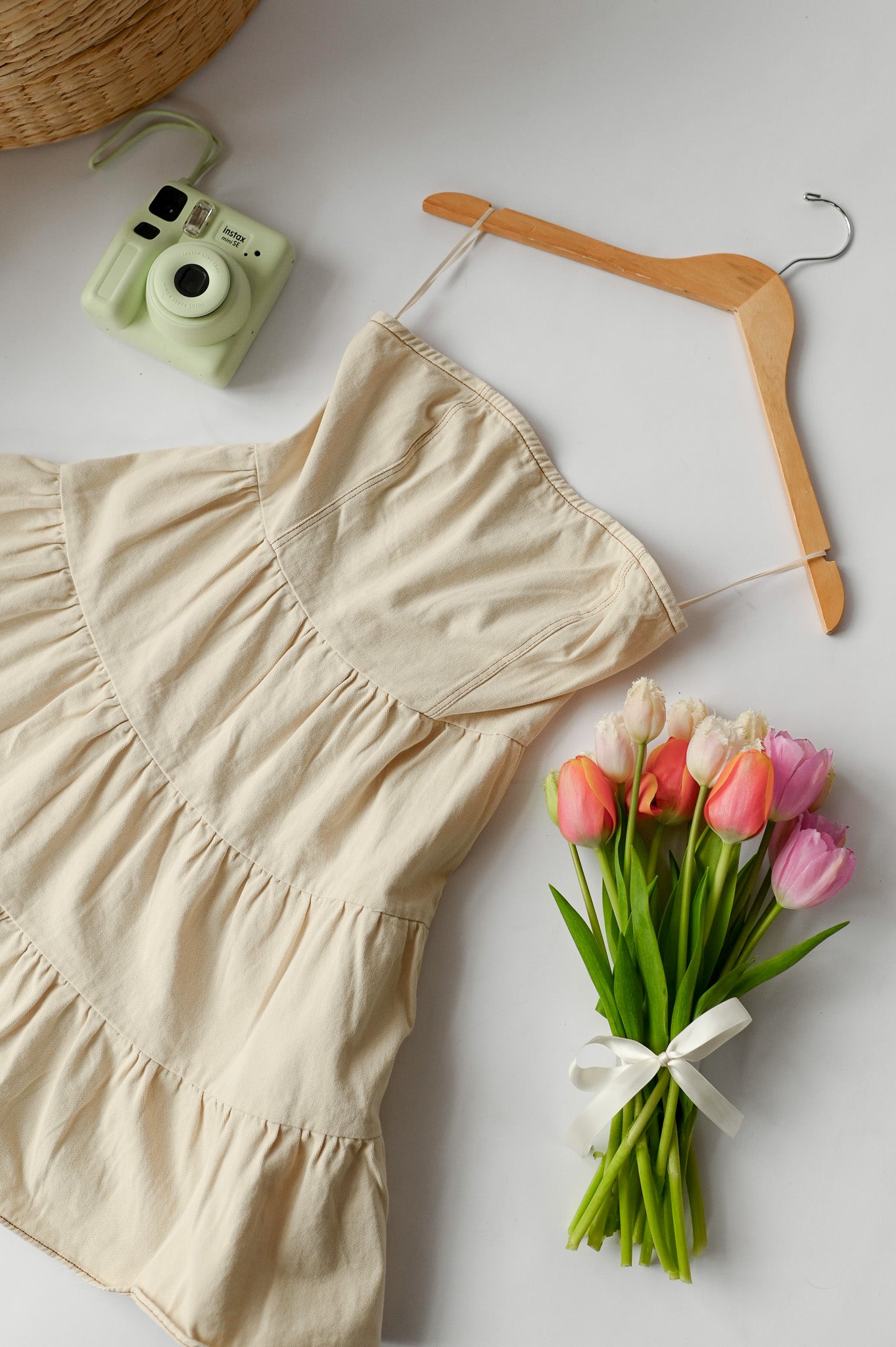 WESTON RUFFLE MINI DRESS