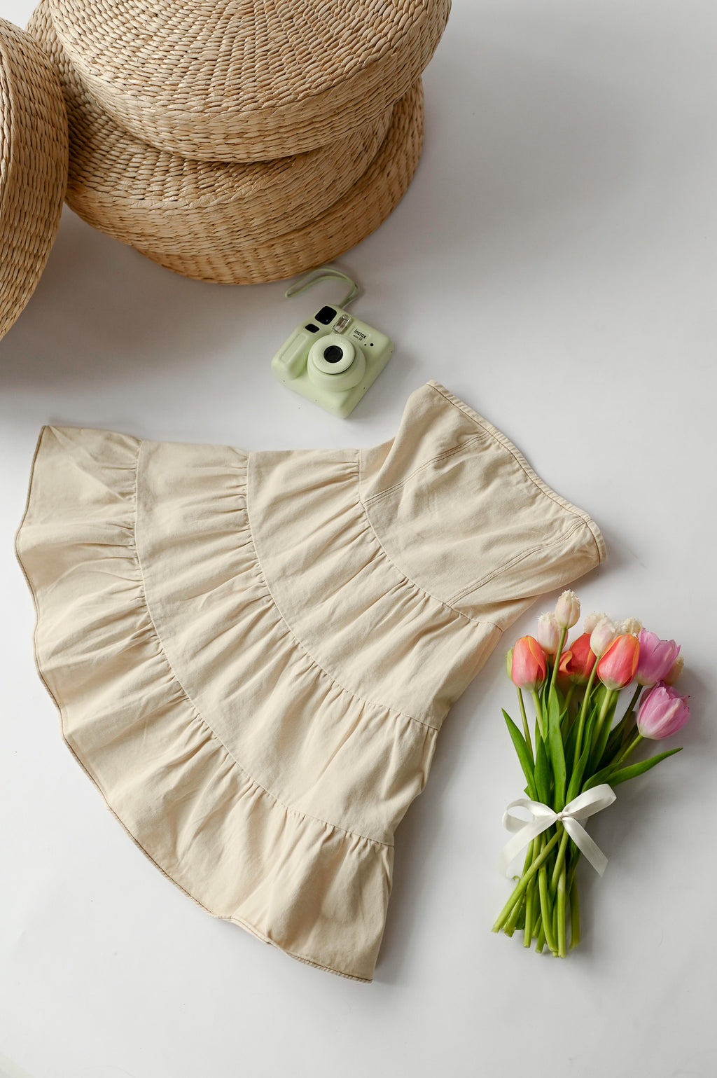 WESTON RUFFLE MINI DRESS