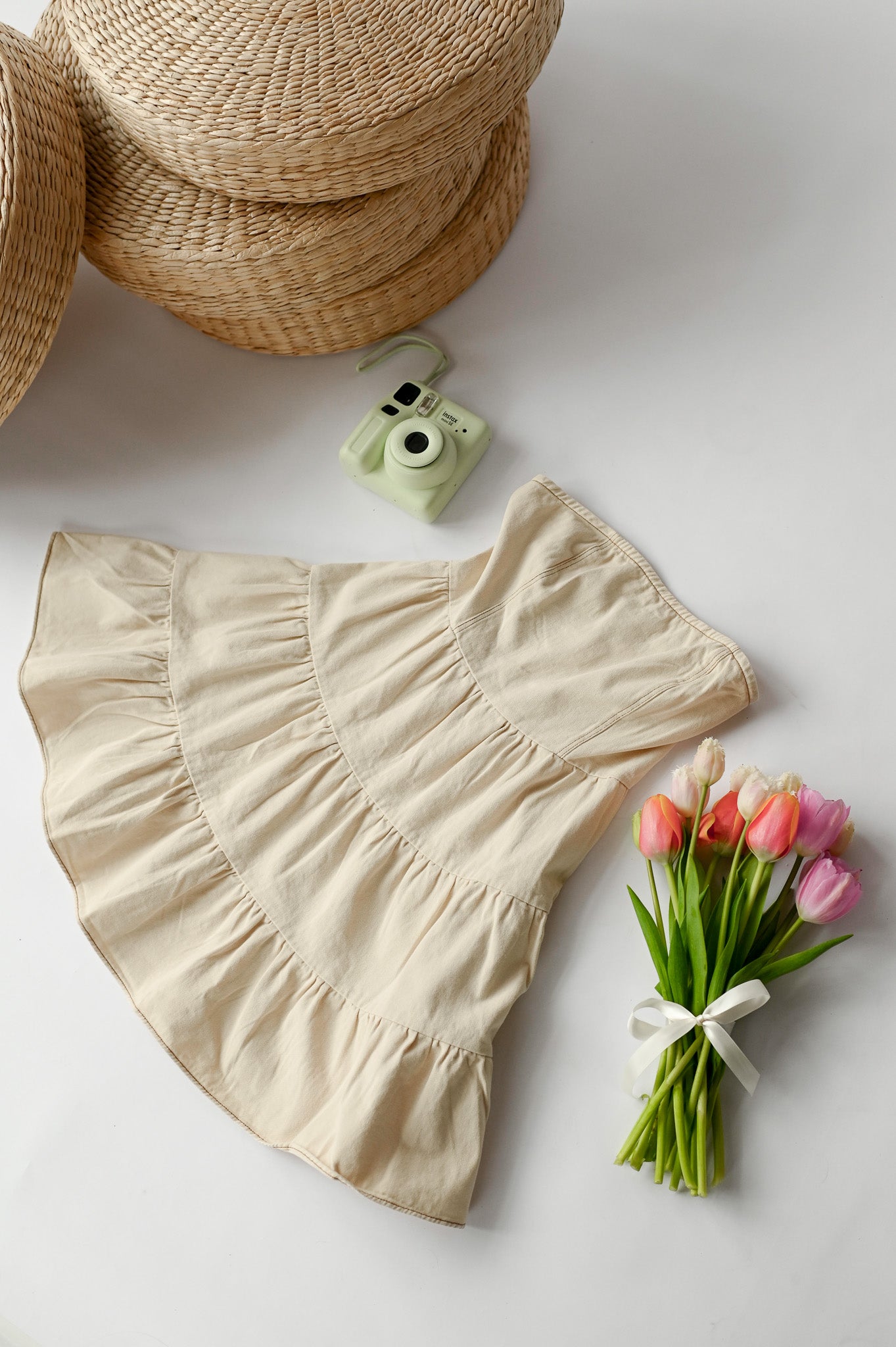 WESTON RUFFLE MINI DRESS